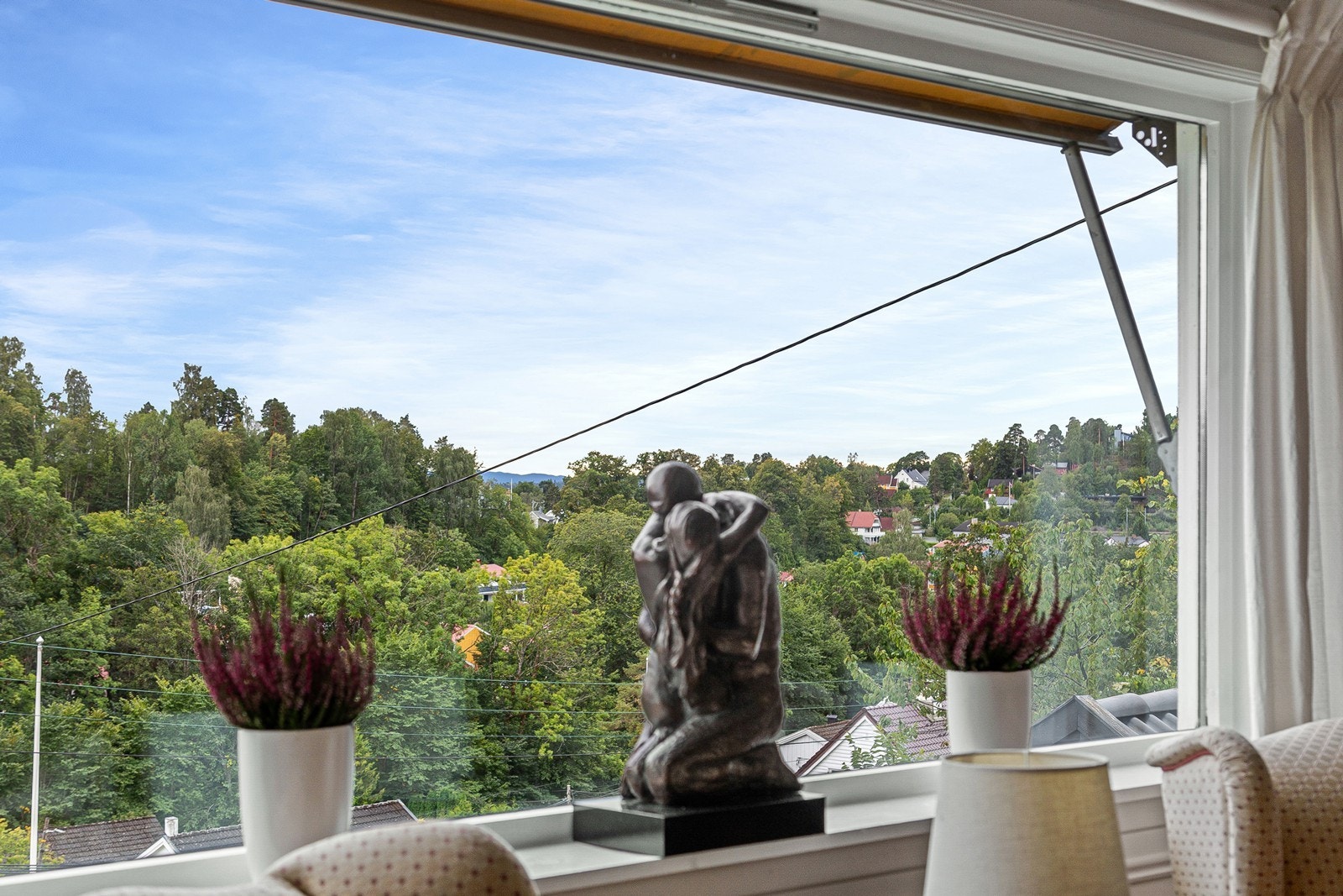 Utsyn fra stuen Galleribilde