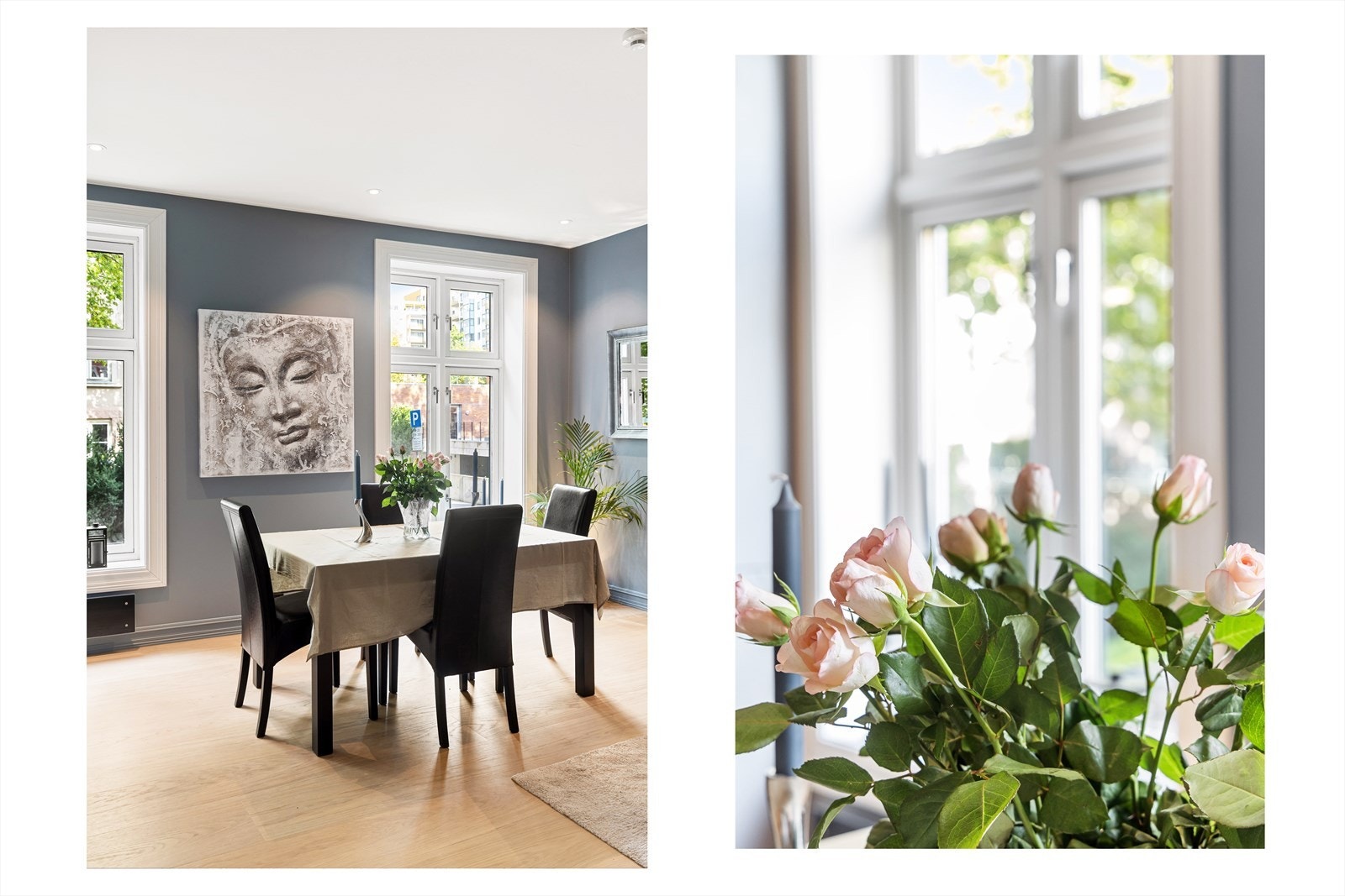 Legg merke til de dype, flotte vinduspostene. Galleribilde
