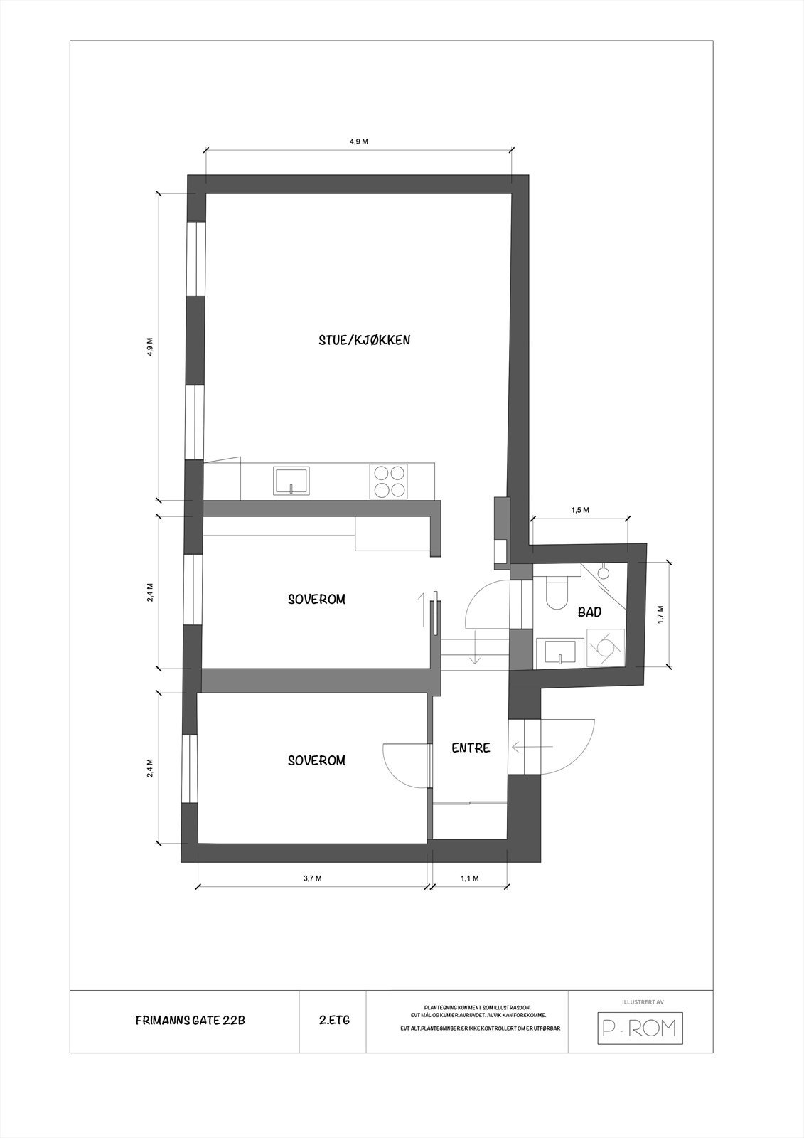 Plantegning. Galleribilde