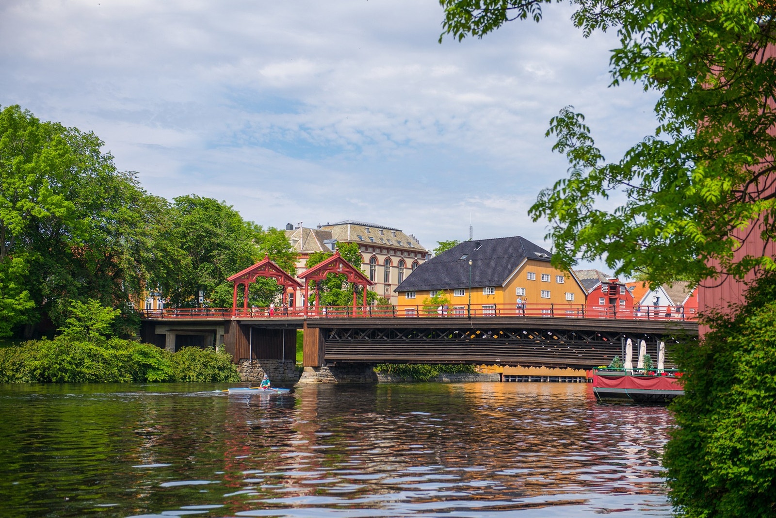 Idylliske Bakklandet er en kort spasertur unna. Galleribilde