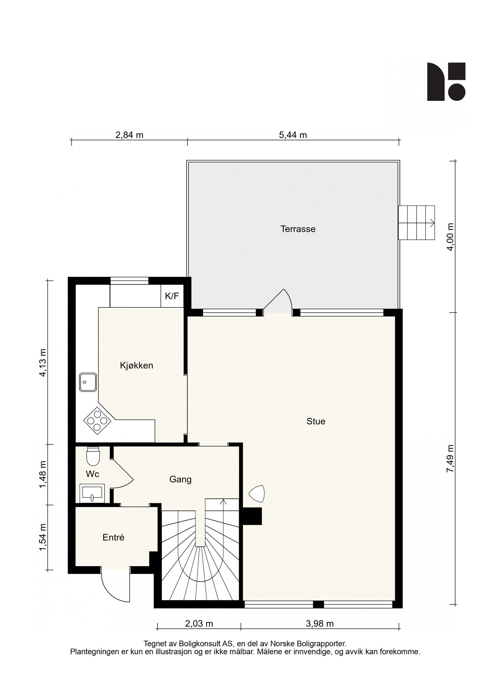 Plantegning - 1. etasje Galleribilde