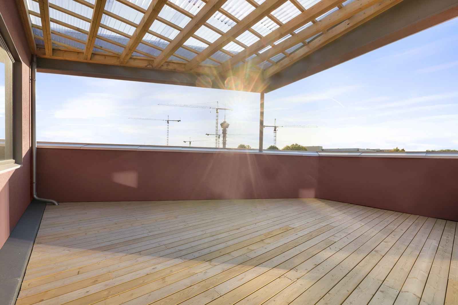 Takterrasse på 25,5 kvm Galleribilde