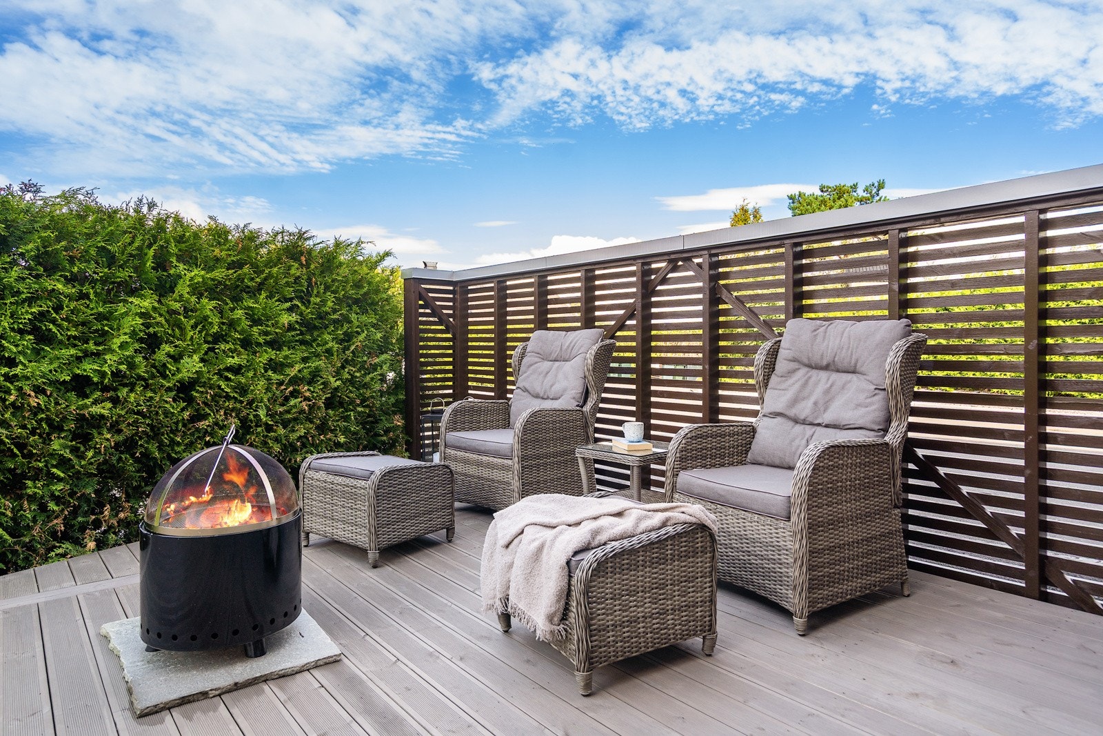 Flere hyggelige soner for avslapning og sosialt samvær Galleribilde