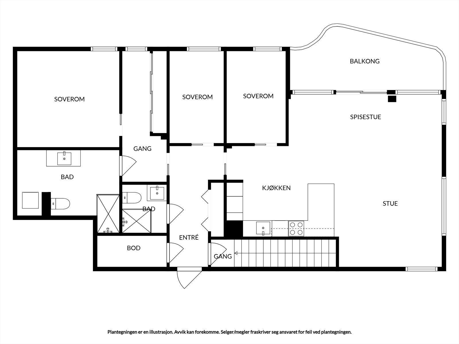 - Plantegning 2. etasje - Galleribilde