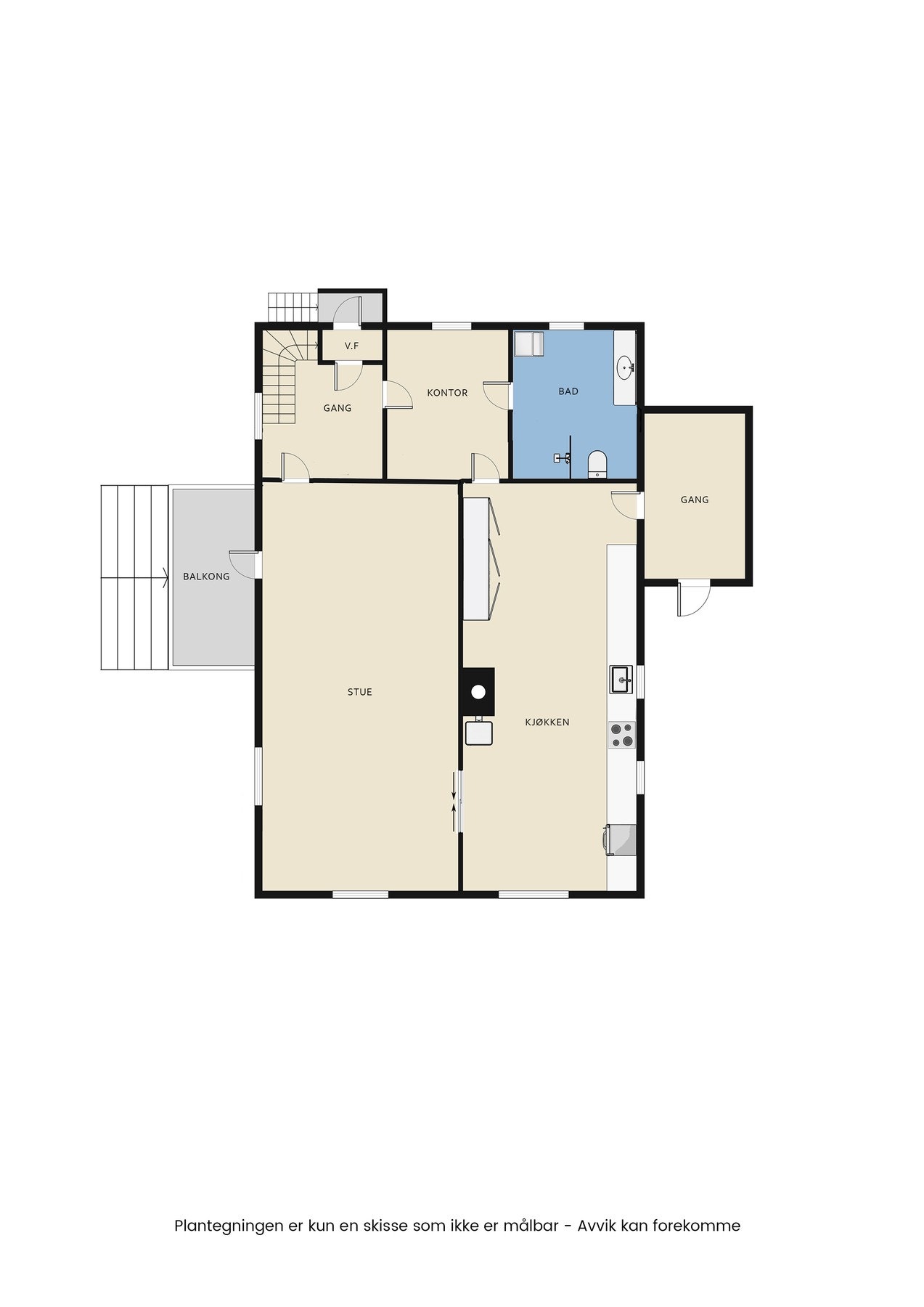 Veiledende plantegning Galleribilde