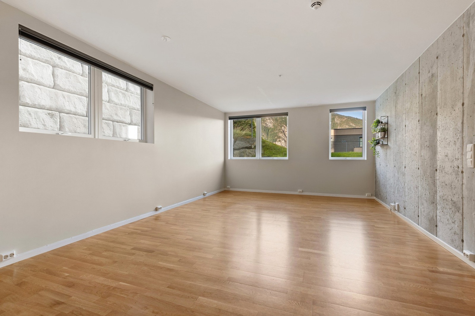 Stue med god plass til sofagruppe. Galleribilde