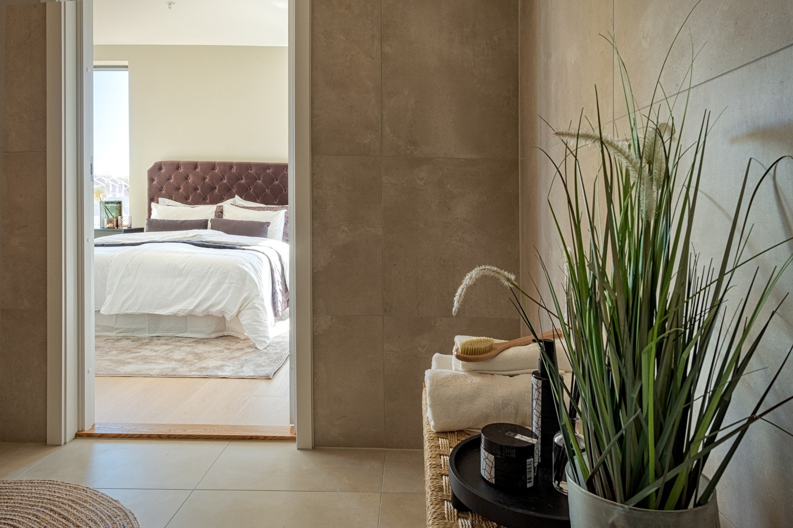 Hovedsoverom med en suite-løsning Galleribilde