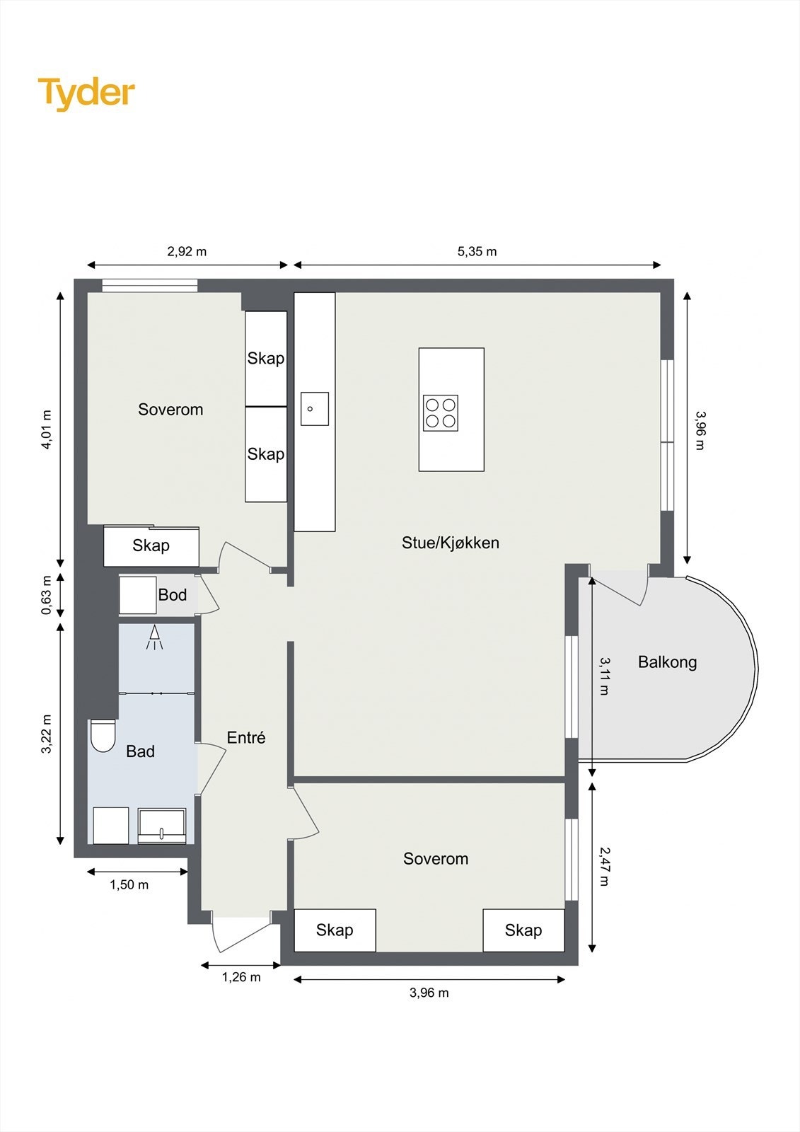 Plantegning Galleribilde