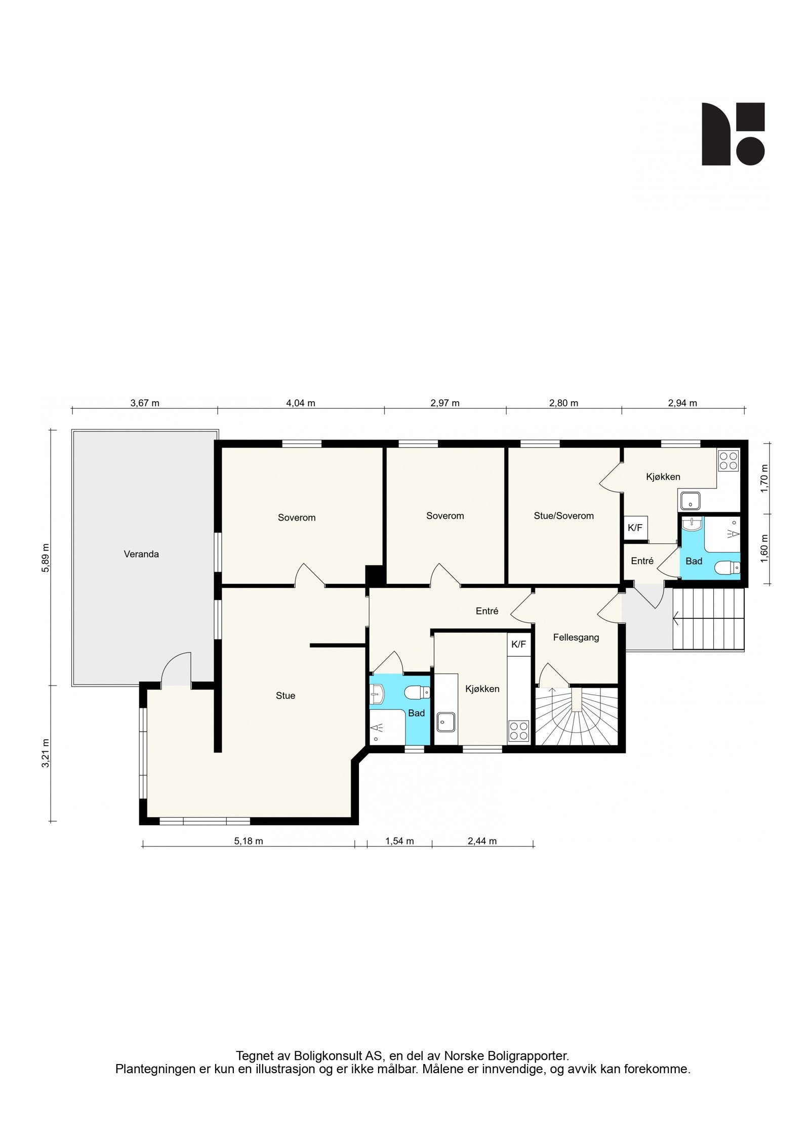 Plantegning 1. etasje. Galleribilde