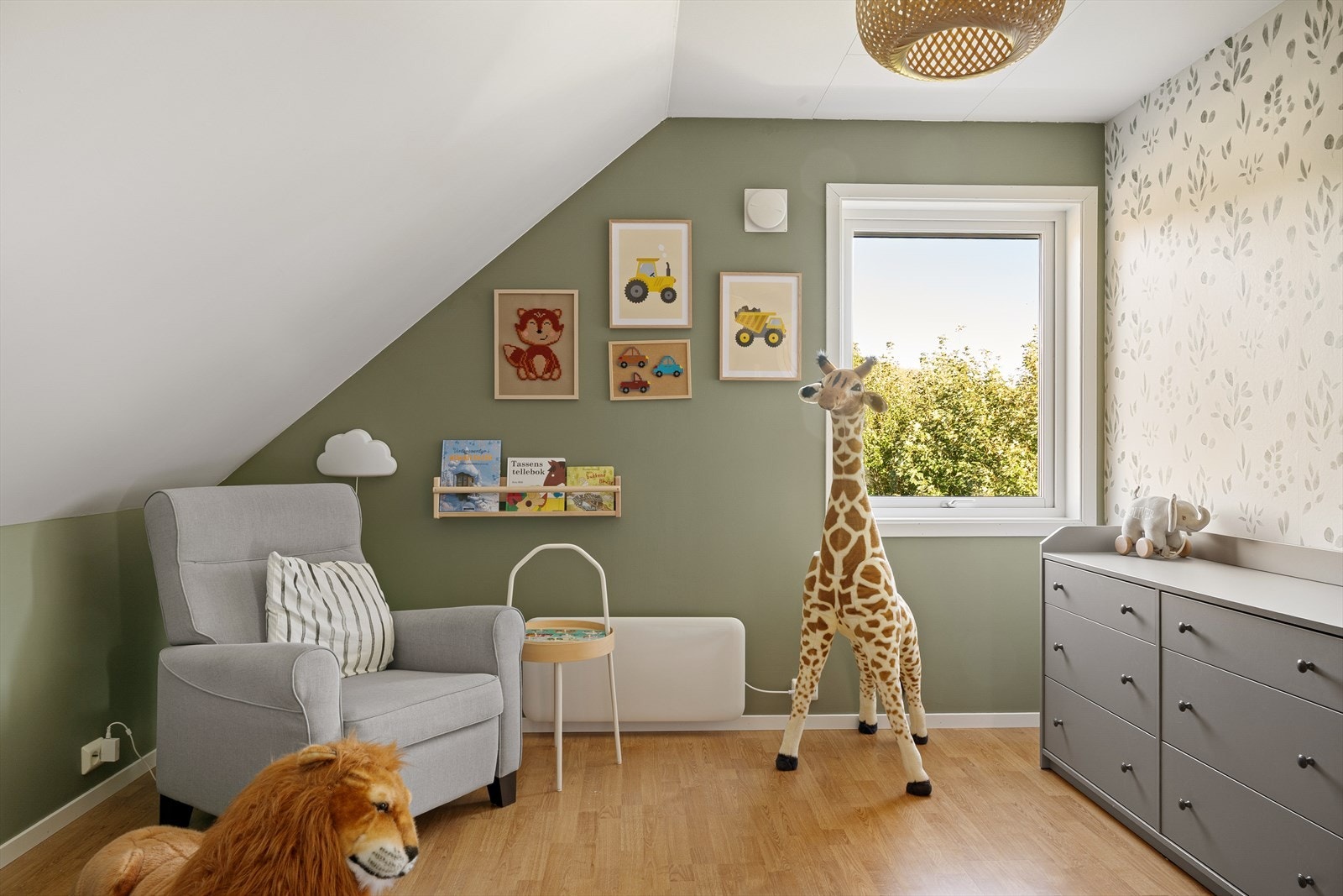 Soverom 1 er innredet som et barnerom. Galleribilde