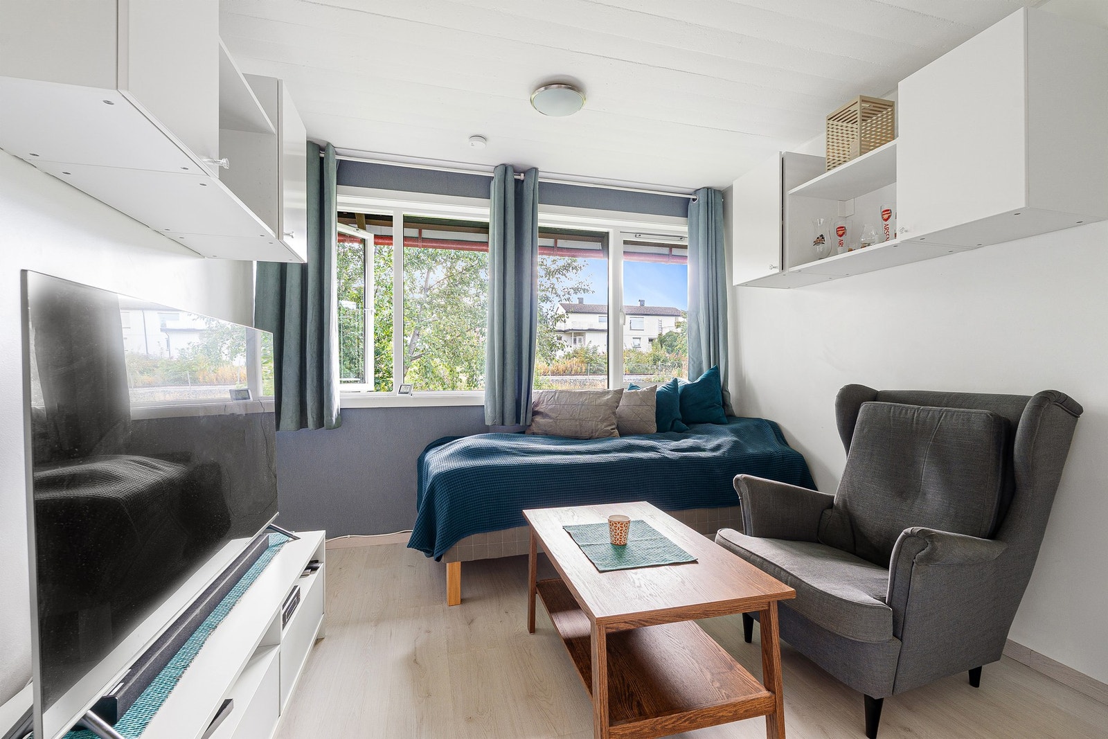 EiendomsMegler 1 v/Marius Aune Olsen har gleden av å presentere Anders Søyseths Veg 10 - En lys og pen studioleilighet med god beliggenhet på Ranheim. Galleribilde