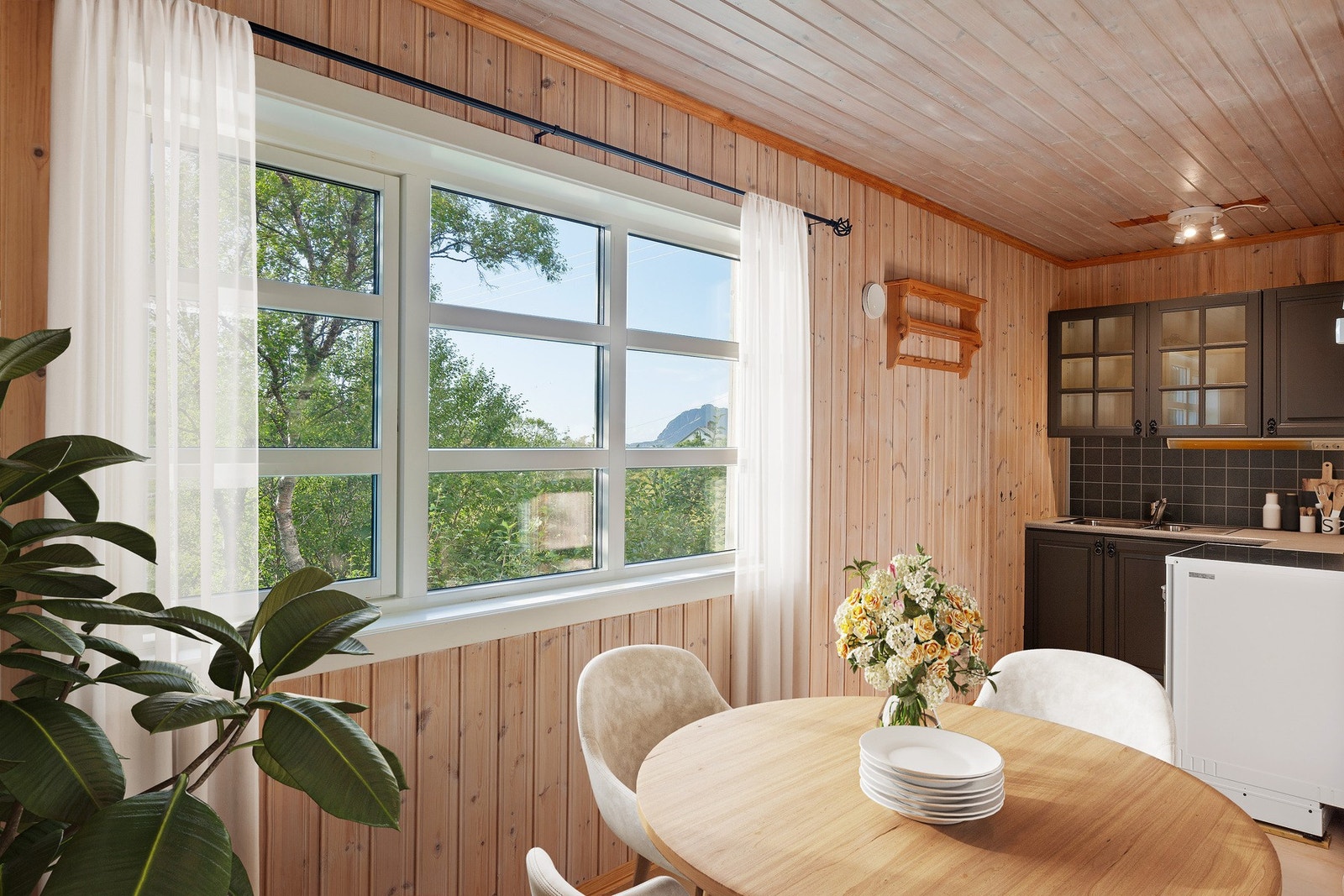 Her kan man nyte utsikt til Bøfjellene Galleribilde