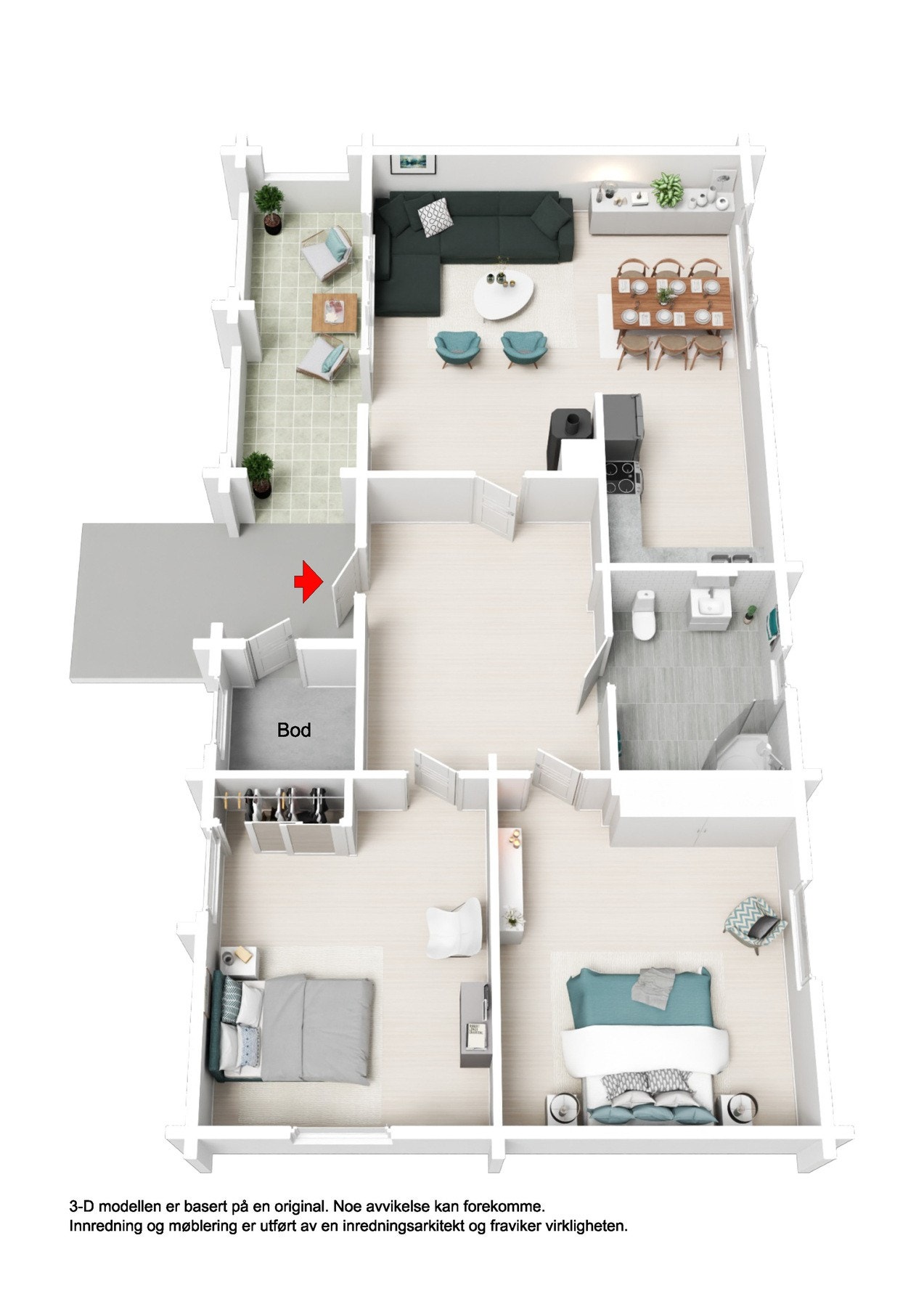 Plantegning Galleribilde