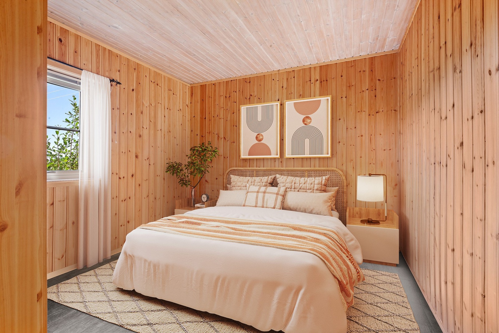 Det er to soverom i boligen Galleribilde