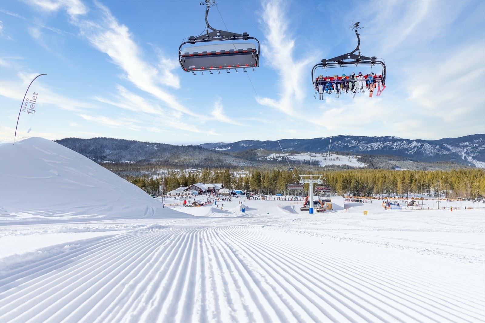 Nesfjellet er i en svært positiv utvikling og satser stort innen ski, sykling og golf Galleribilde