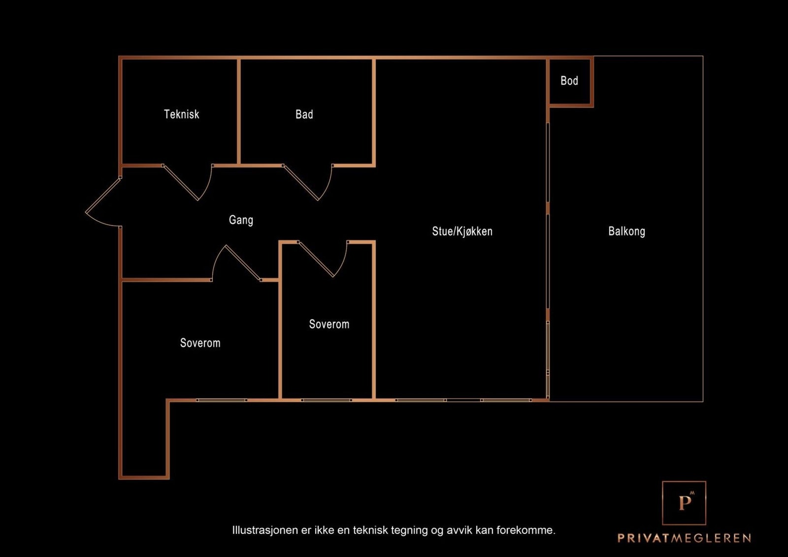 Plantegning Galleribilde