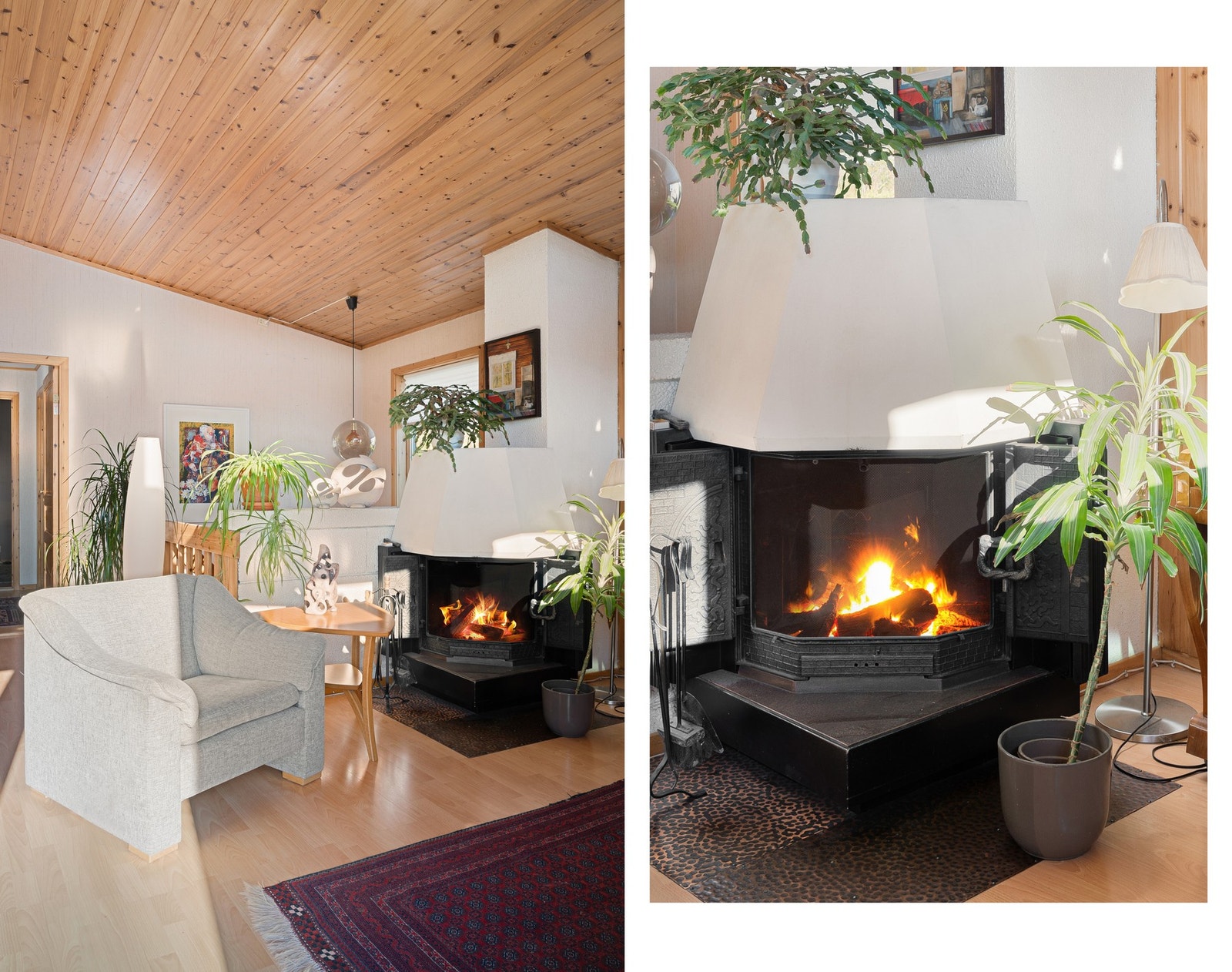 Stor, flott peis skaper ekstra hygge når vi går mot kaldere tider Galleribilde