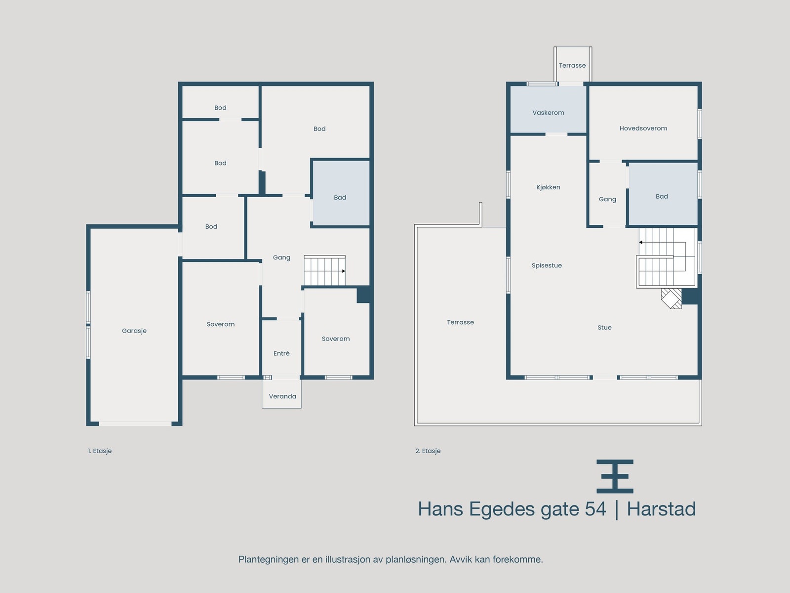 Plantegninger samlet Galleribilde