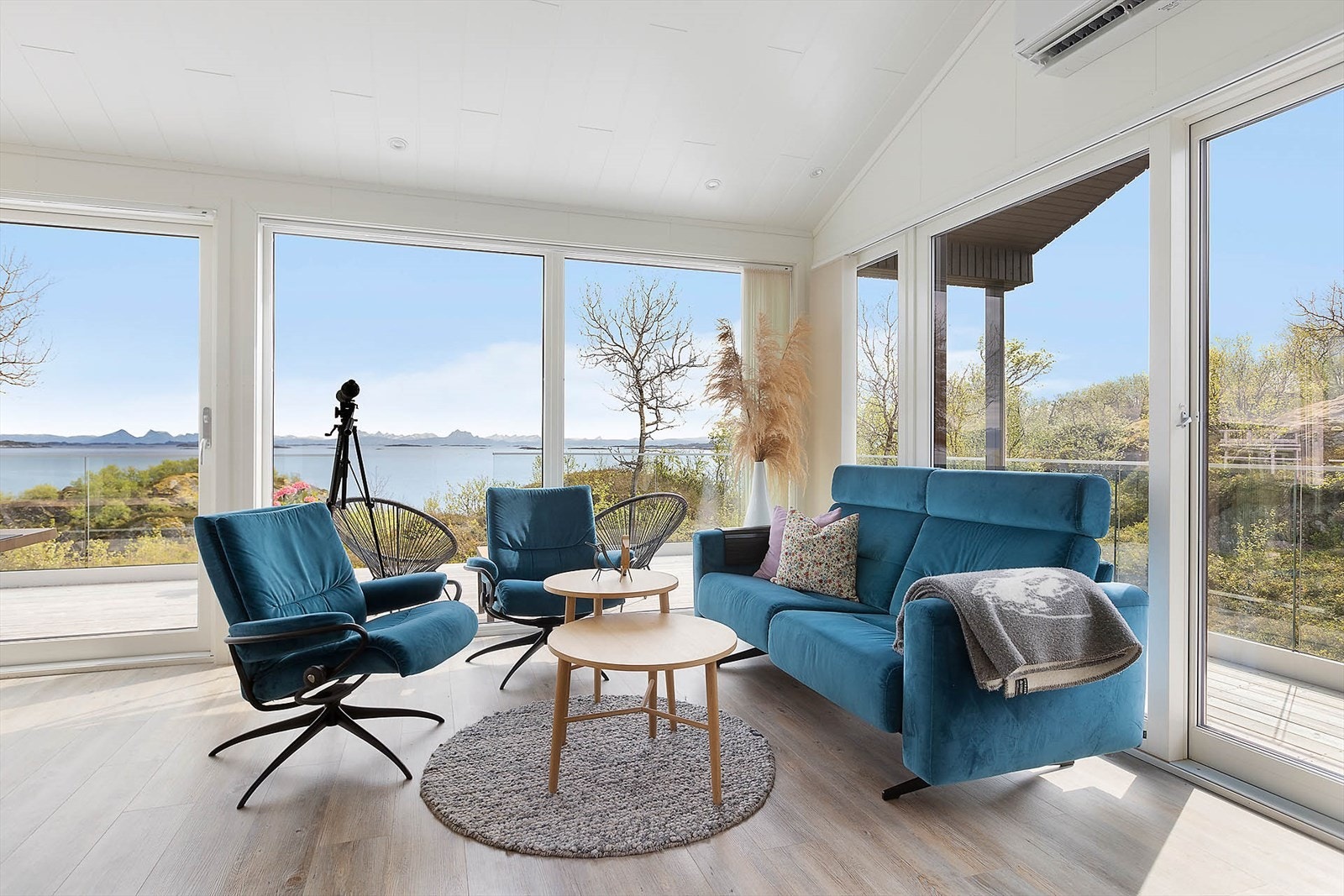 Stue med eventyrlig utsikt Galleribilde