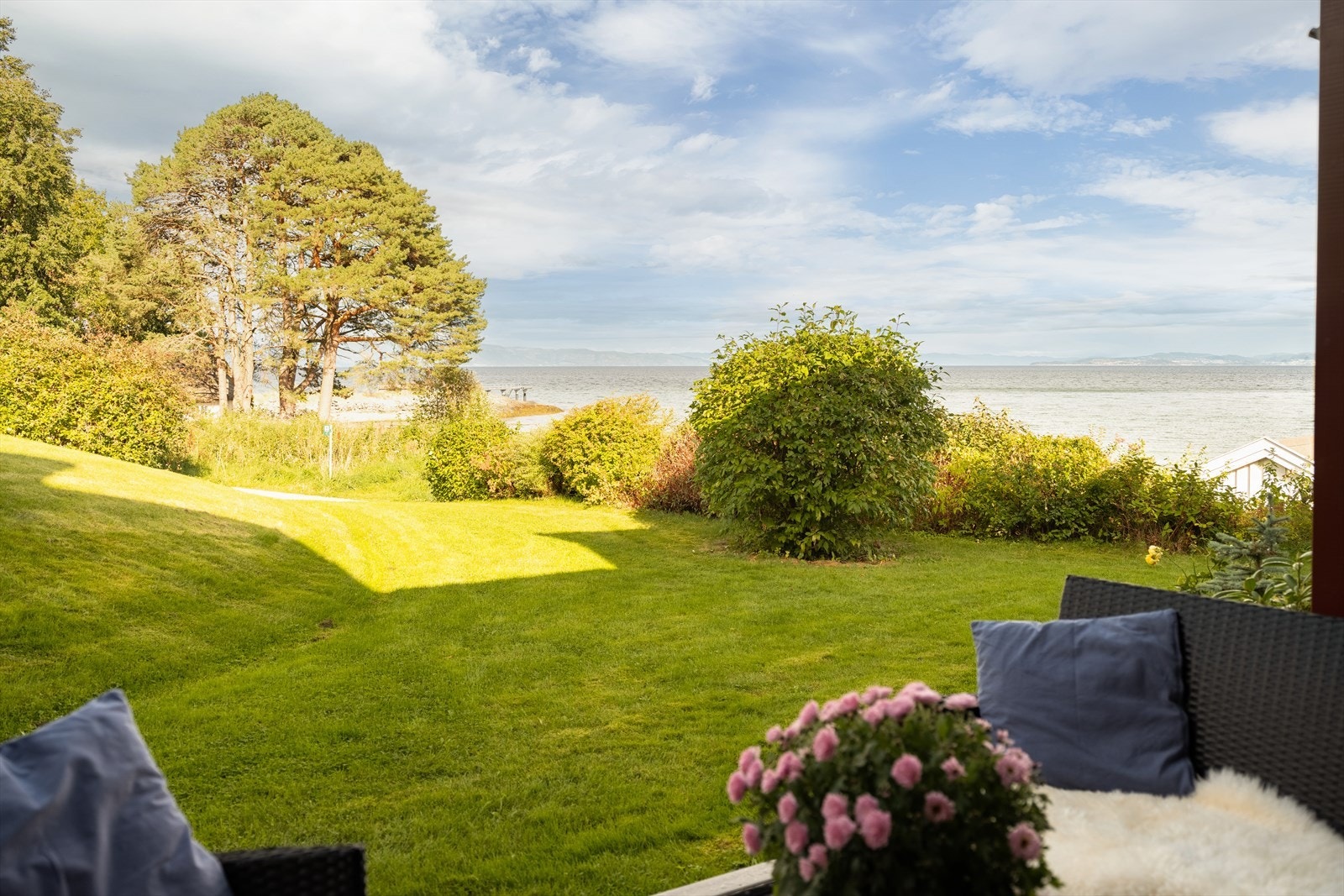 Det er fantastisk utsikt mot Trondheimsfjorden. Galleribilde