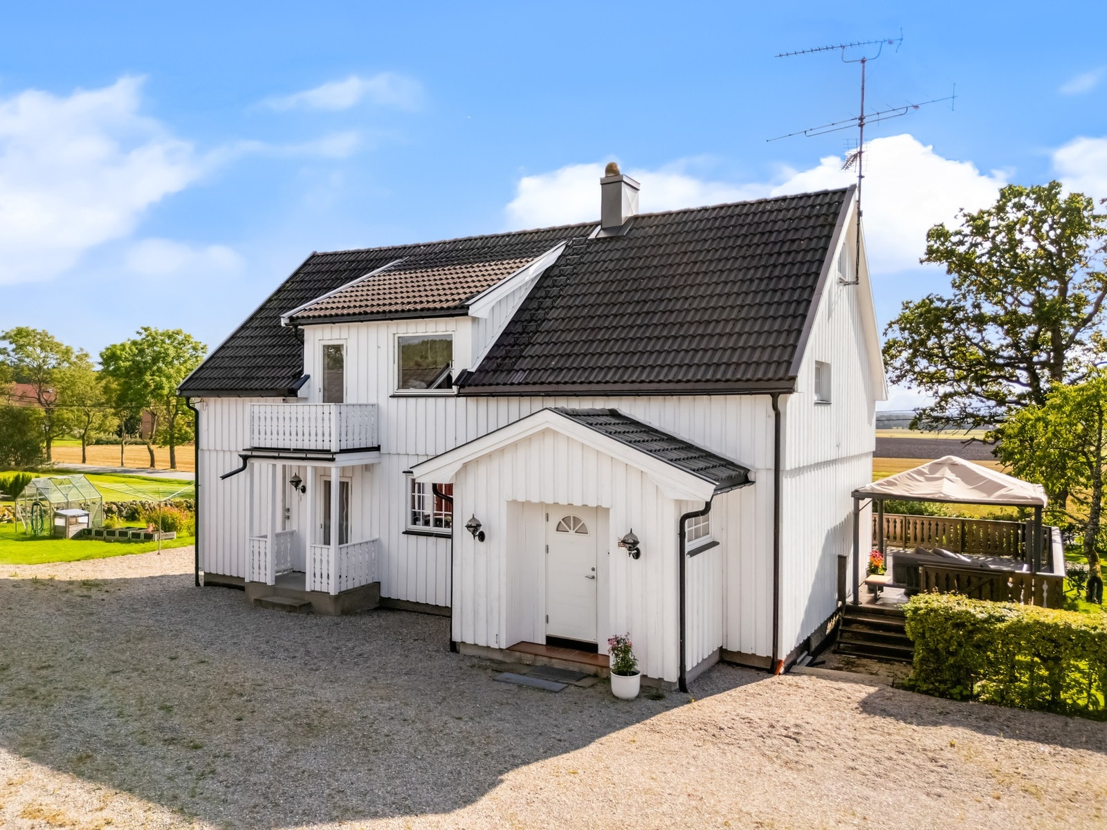 Innbydende inngangsparti. Galleribilde