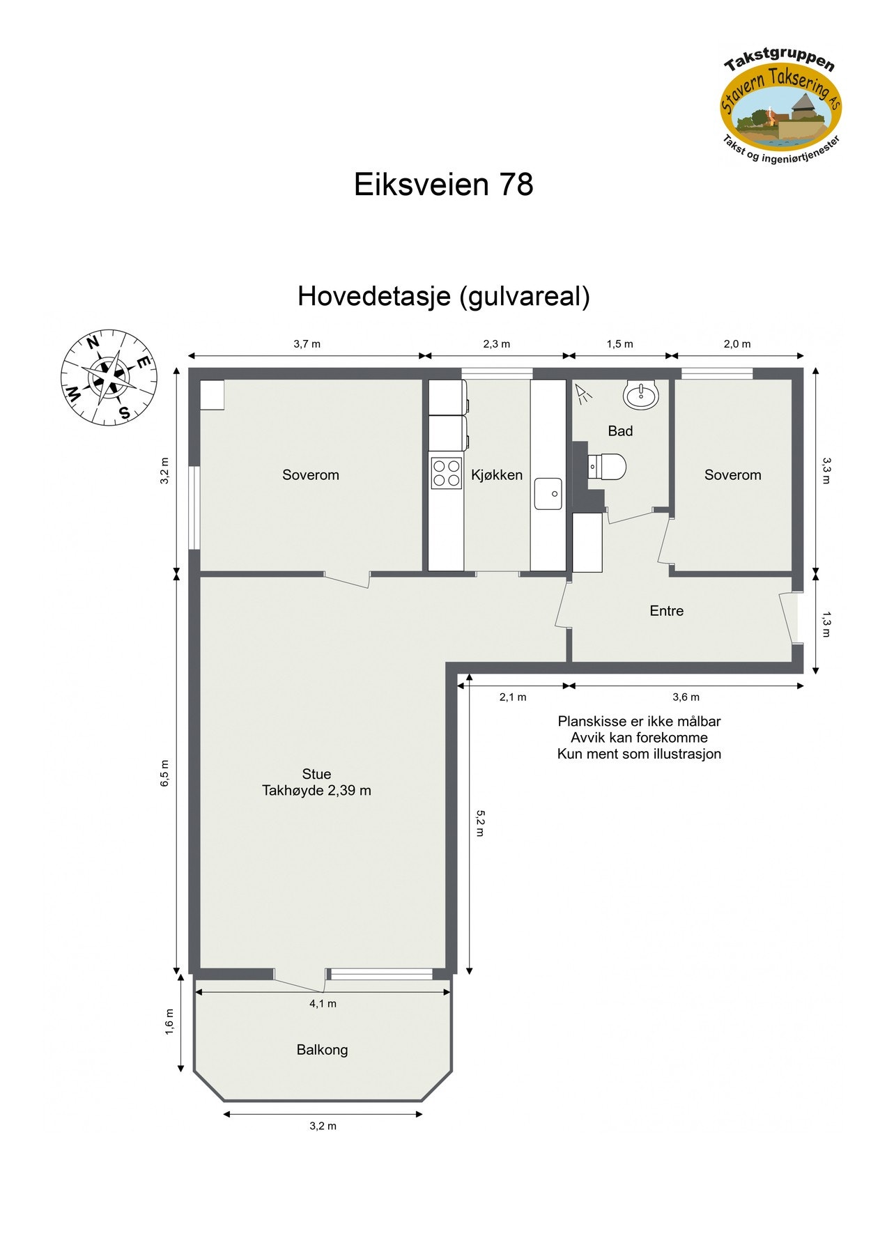 Plantegning Galleribilde