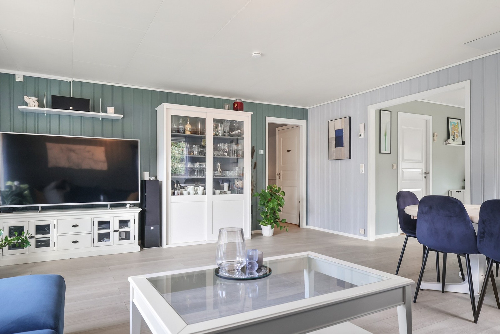 Boligen har en flott stue. Galleribilde