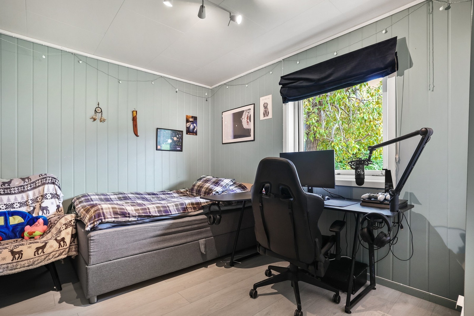 Det ene soverommet kan fungere ypperlig som et gjesterom eller hobbyrom. Galleribilde