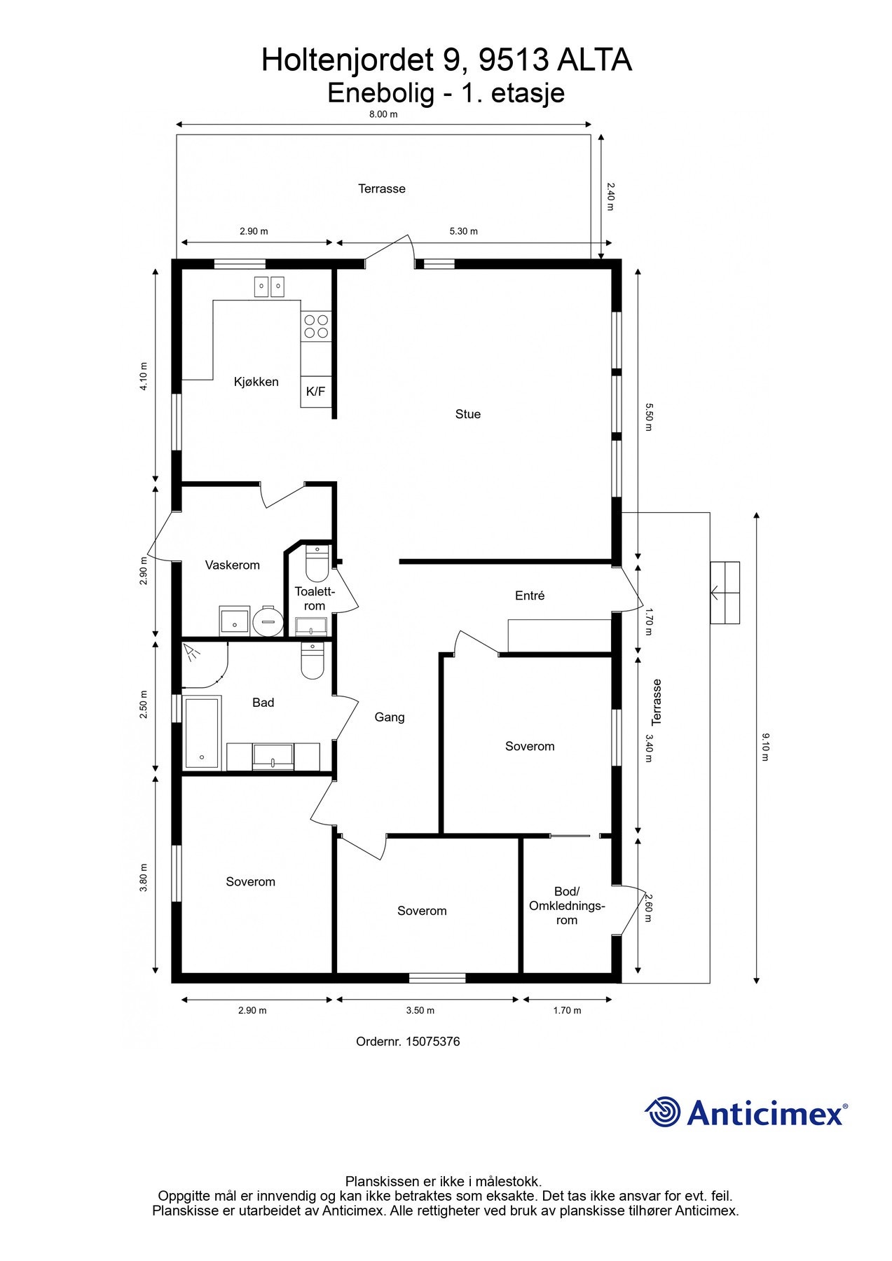 Plantegning. Galleribilde