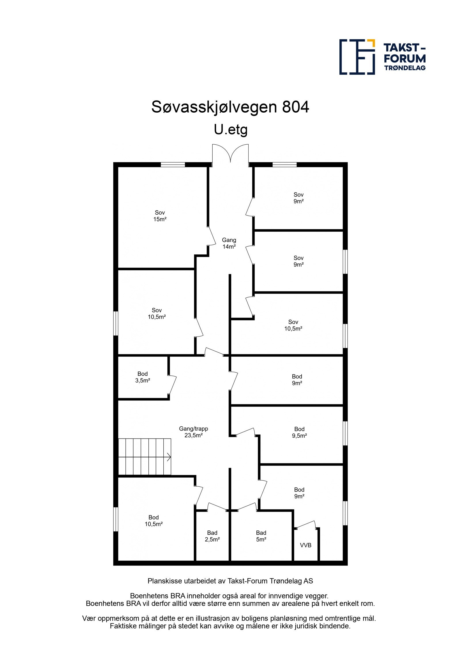 Planskisse 2. etasje Galleribilde
