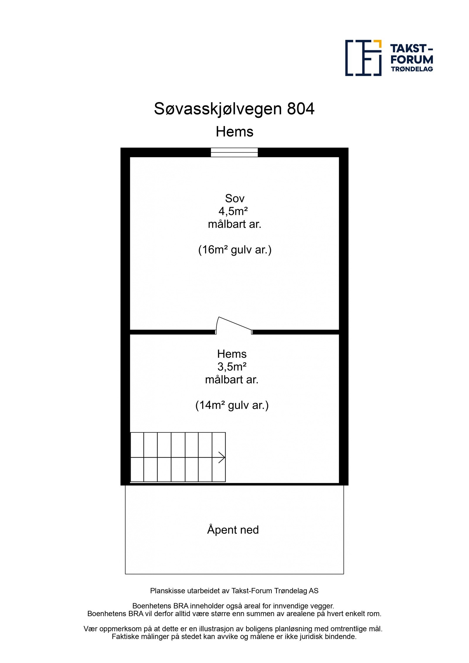 Planskisse hems Galleribilde