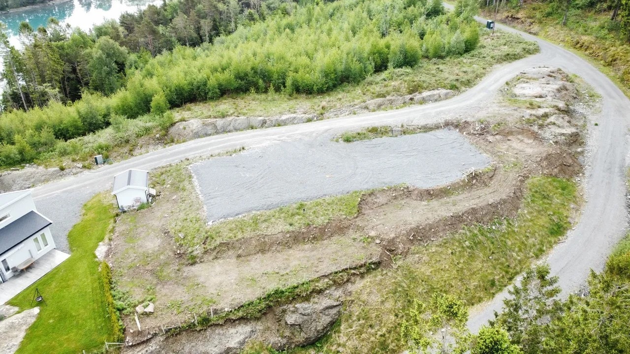 Avløp, vann og strøm klar for tilkobling Galleribilde