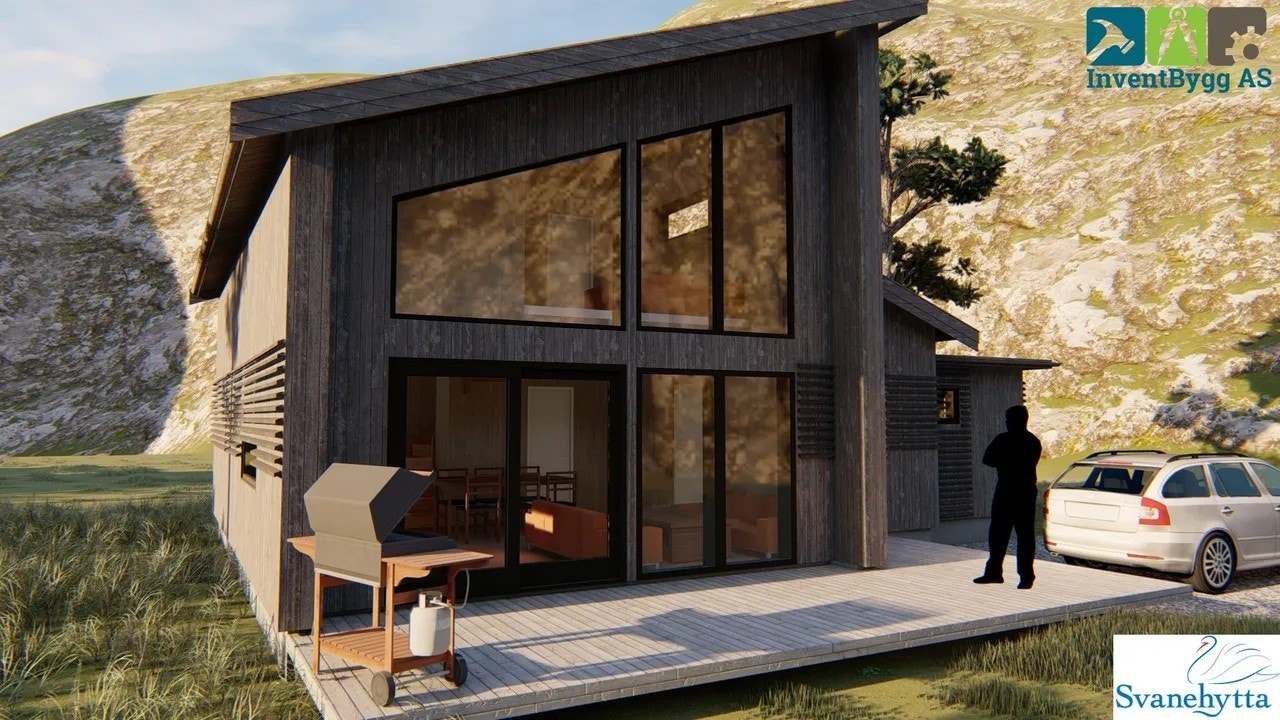 Tidligere prosjekterte hytter på tomtene Galleribilde