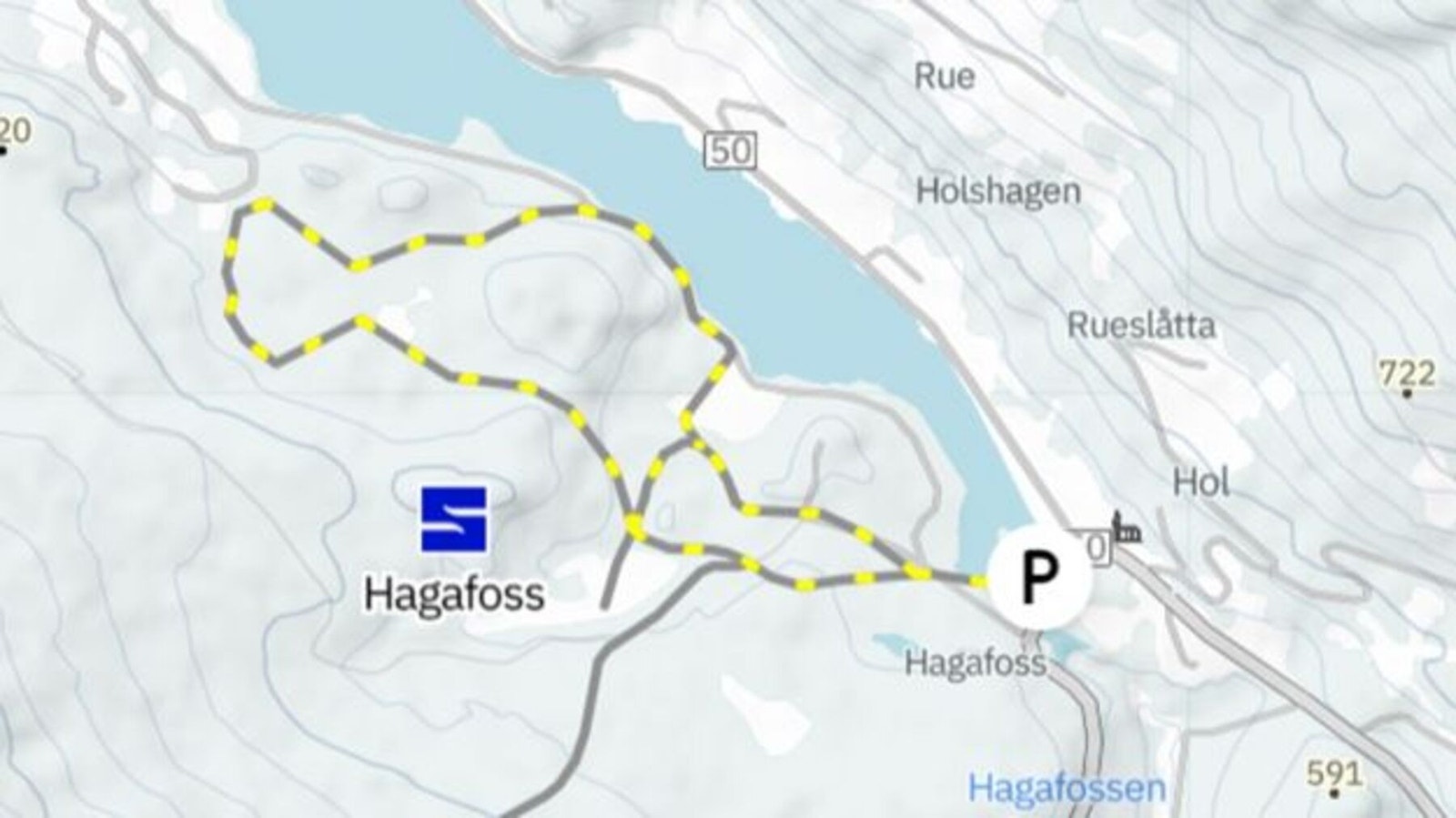 Lysløypa i Hol Galleribilde