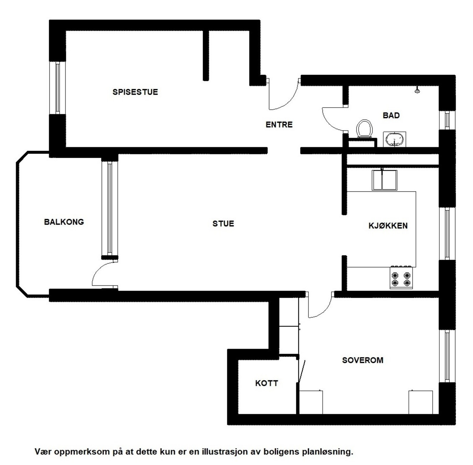 Planskisse. Galleribilde