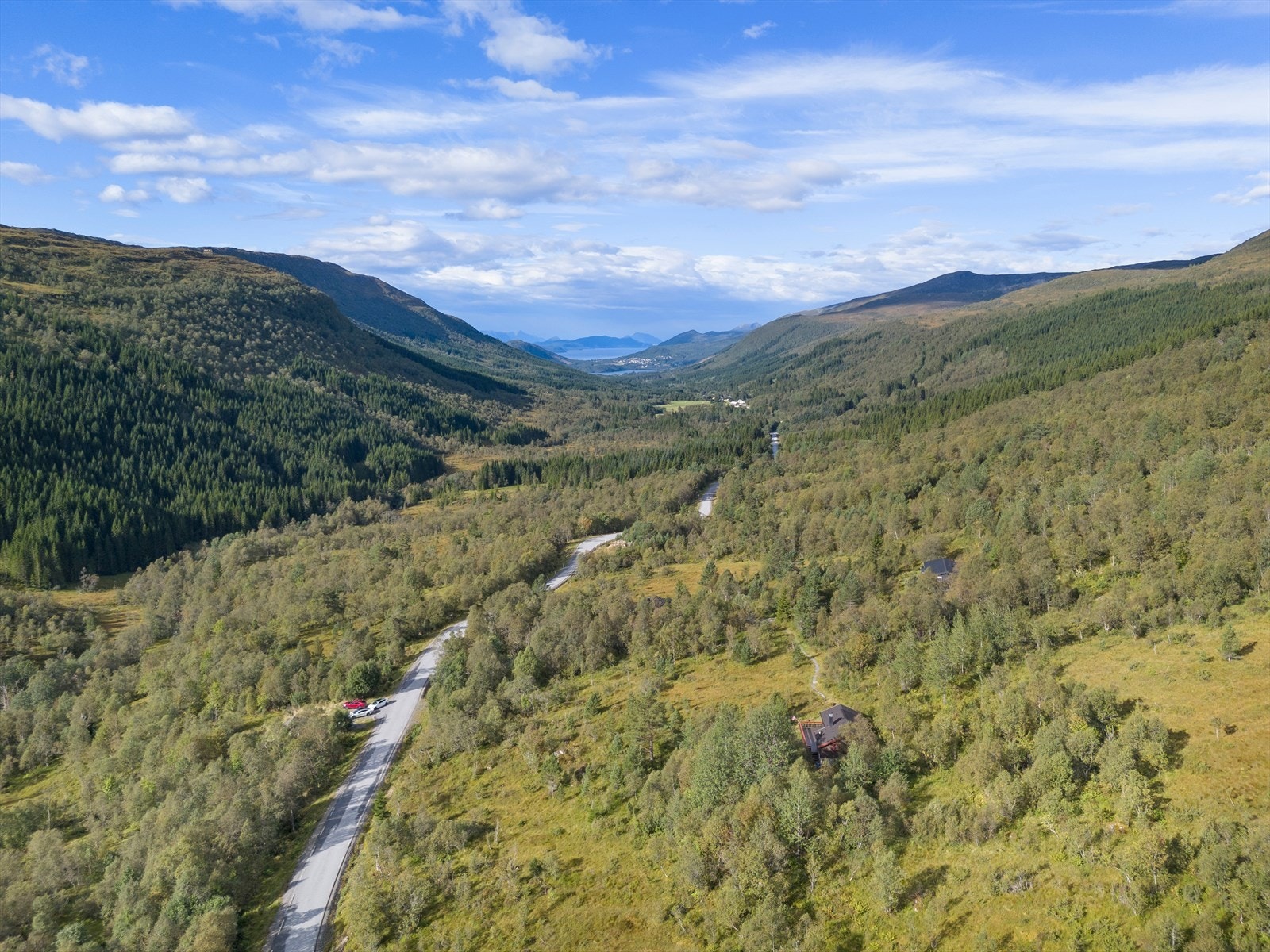 Dronefoto og beliggenhet Galleribilde
