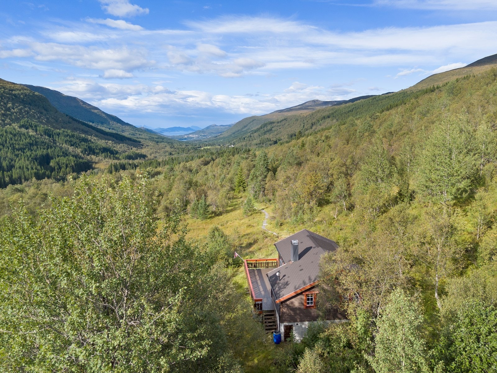 Dronefoto og beliggenhet Galleribilde