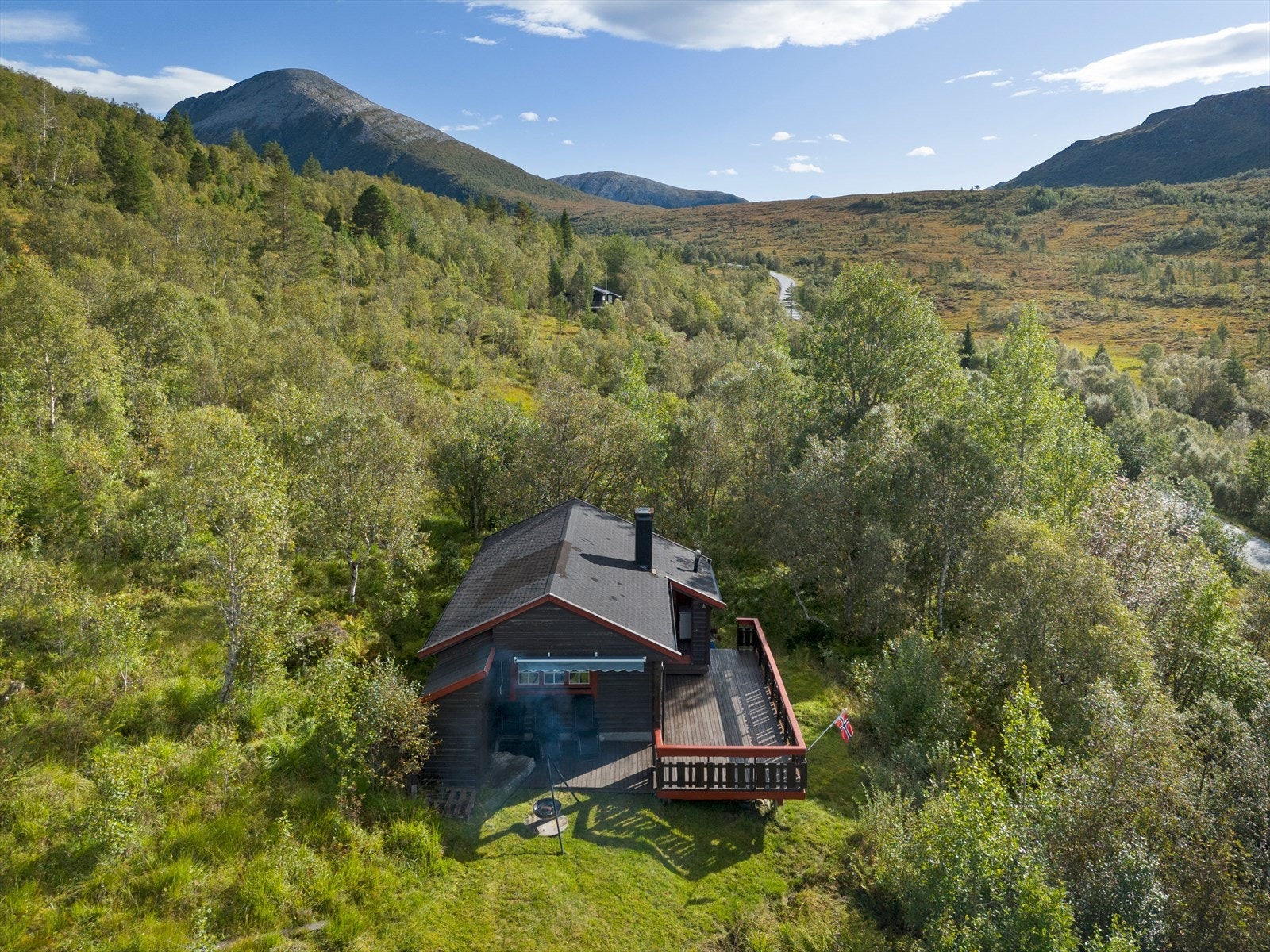 Dronefoto og beliggenhet Galleribilde