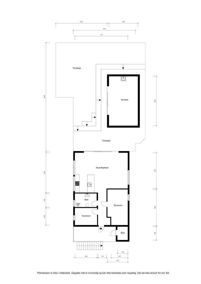 Plantegning Galleribilde