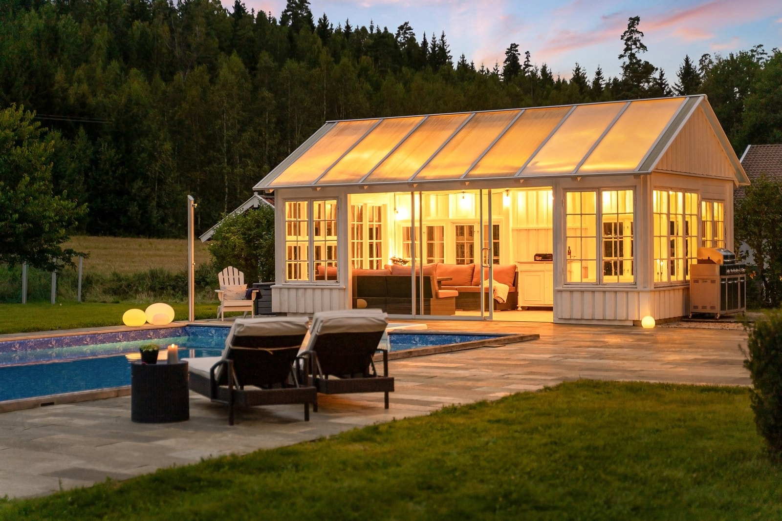 Her er det fint både dag som kveld Galleribilde