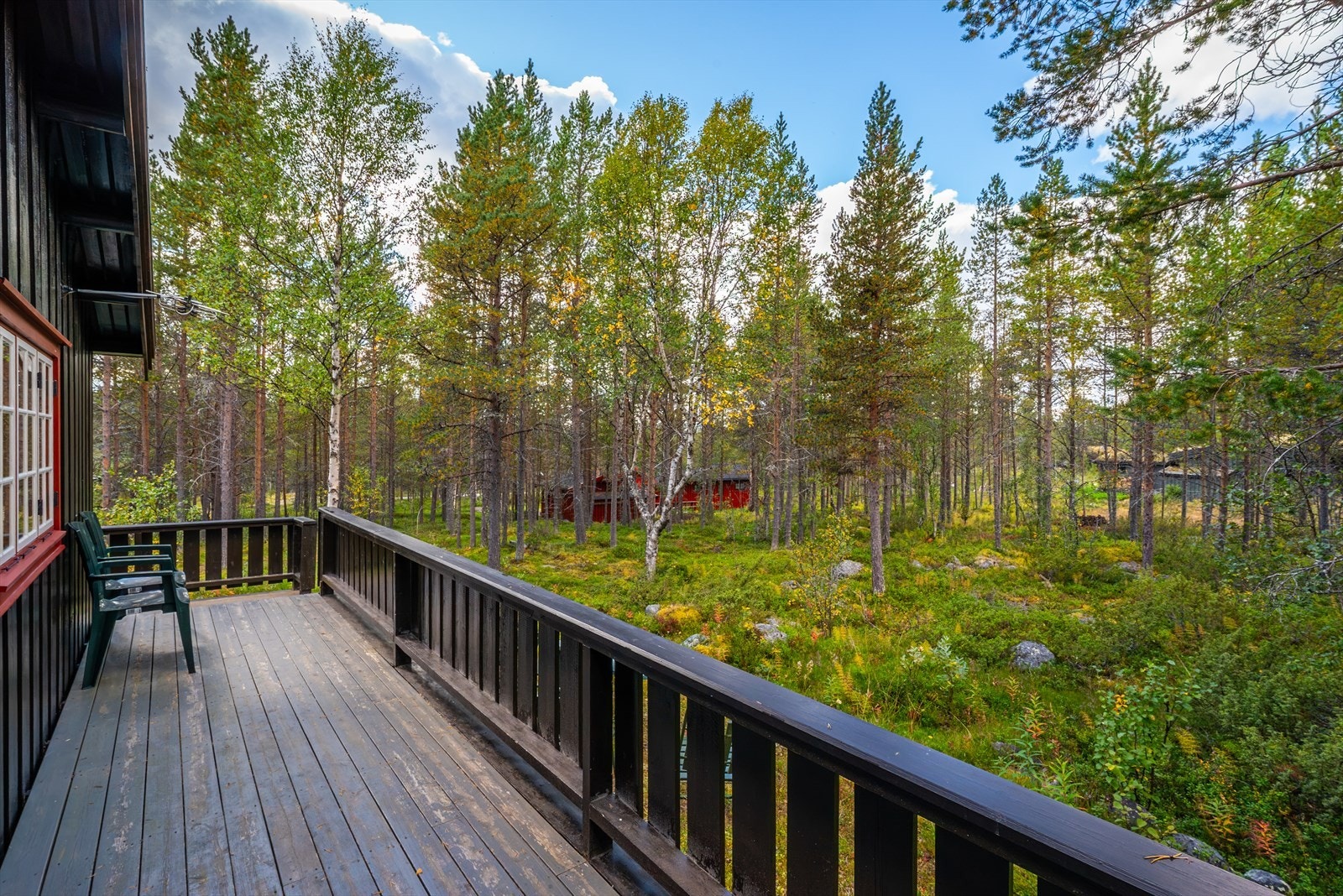 Terrassen er totalt 24 kvm. Galleribilde