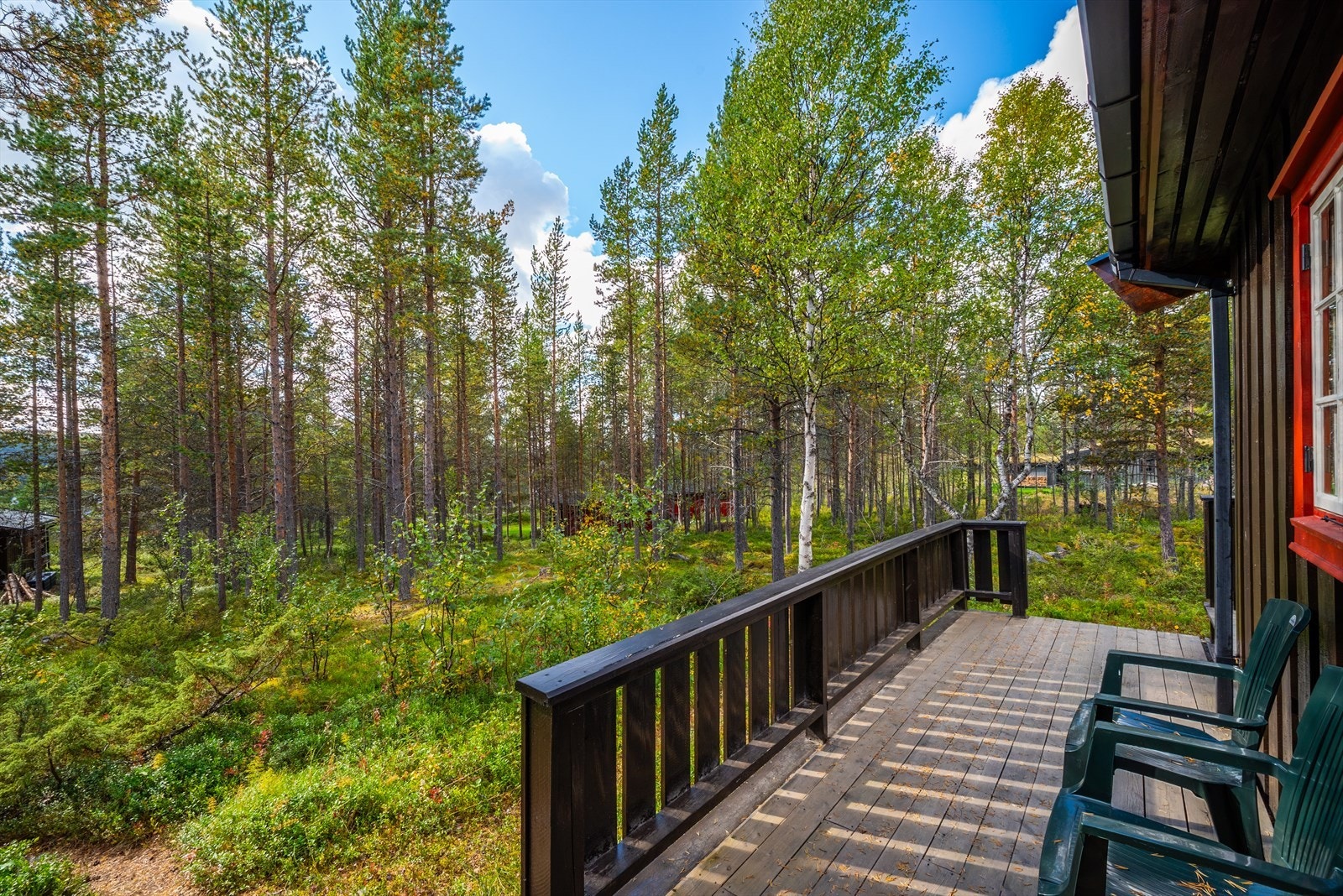 Terrasse ved inngangsparti. Galleribilde