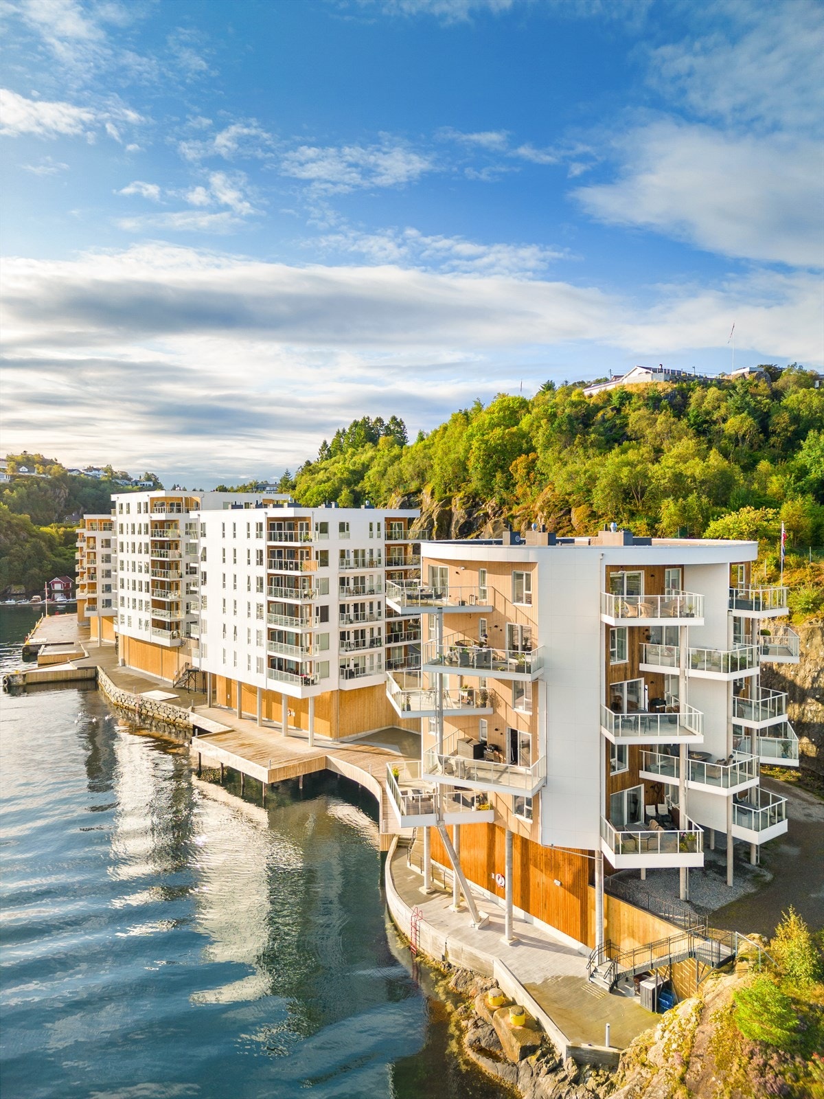 Breivik Brygge Borettslag 1 omfatter 44 leiligheter. Galleribilde