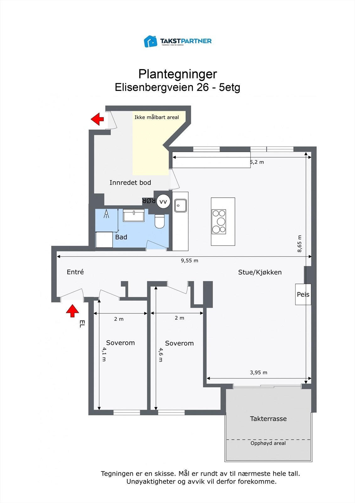 Gjennomgående planløsning - Velkommen til toppen Galleribilde