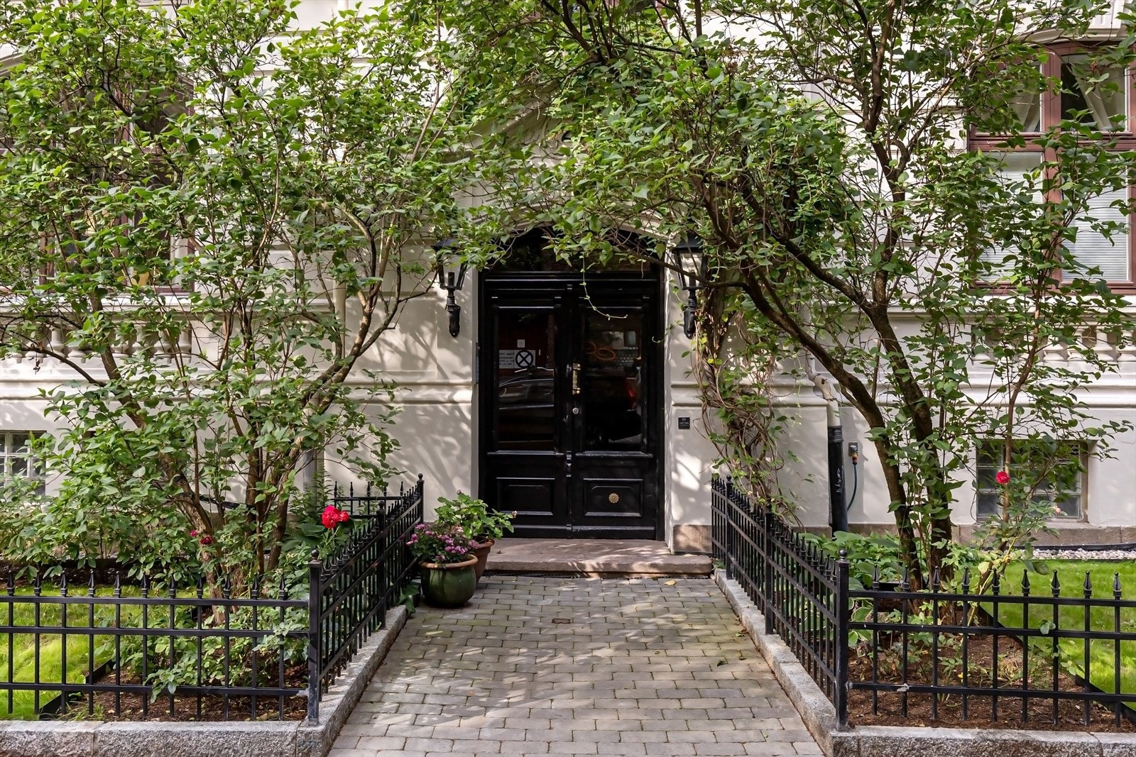 Svært innbydende inngangsparti. Galleribilde