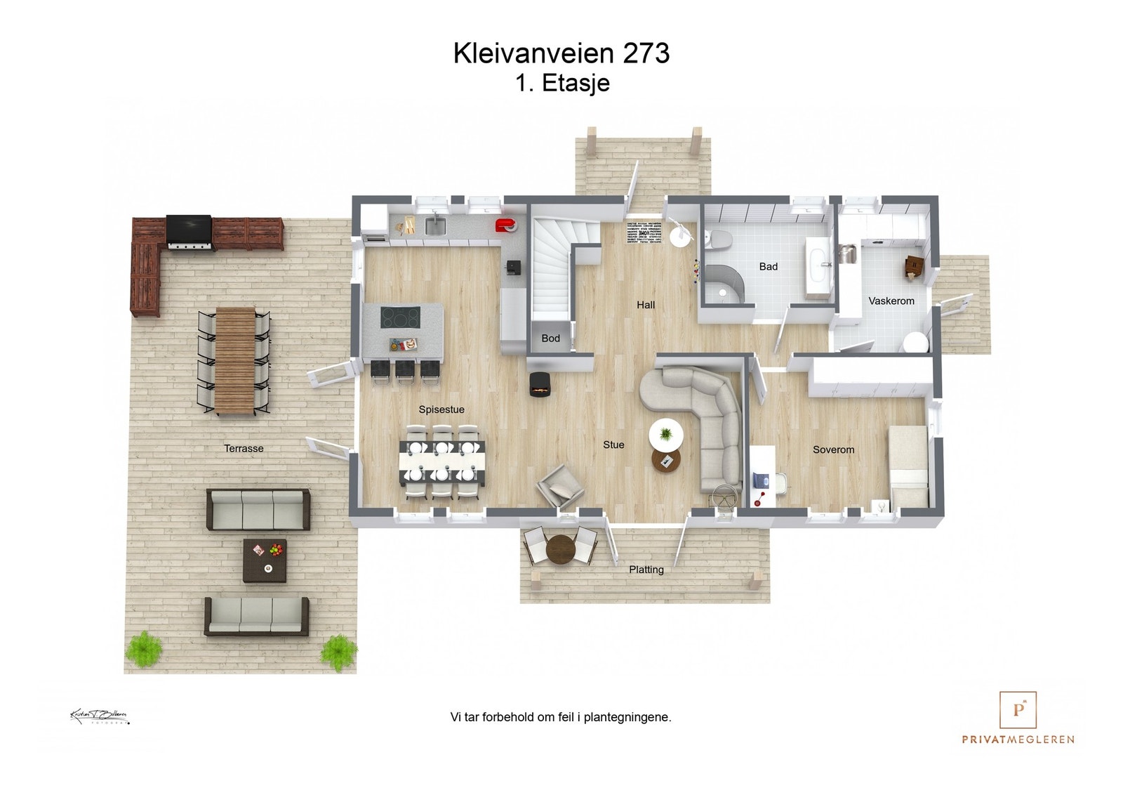 Plantegning 1. etasje. Galleribilde