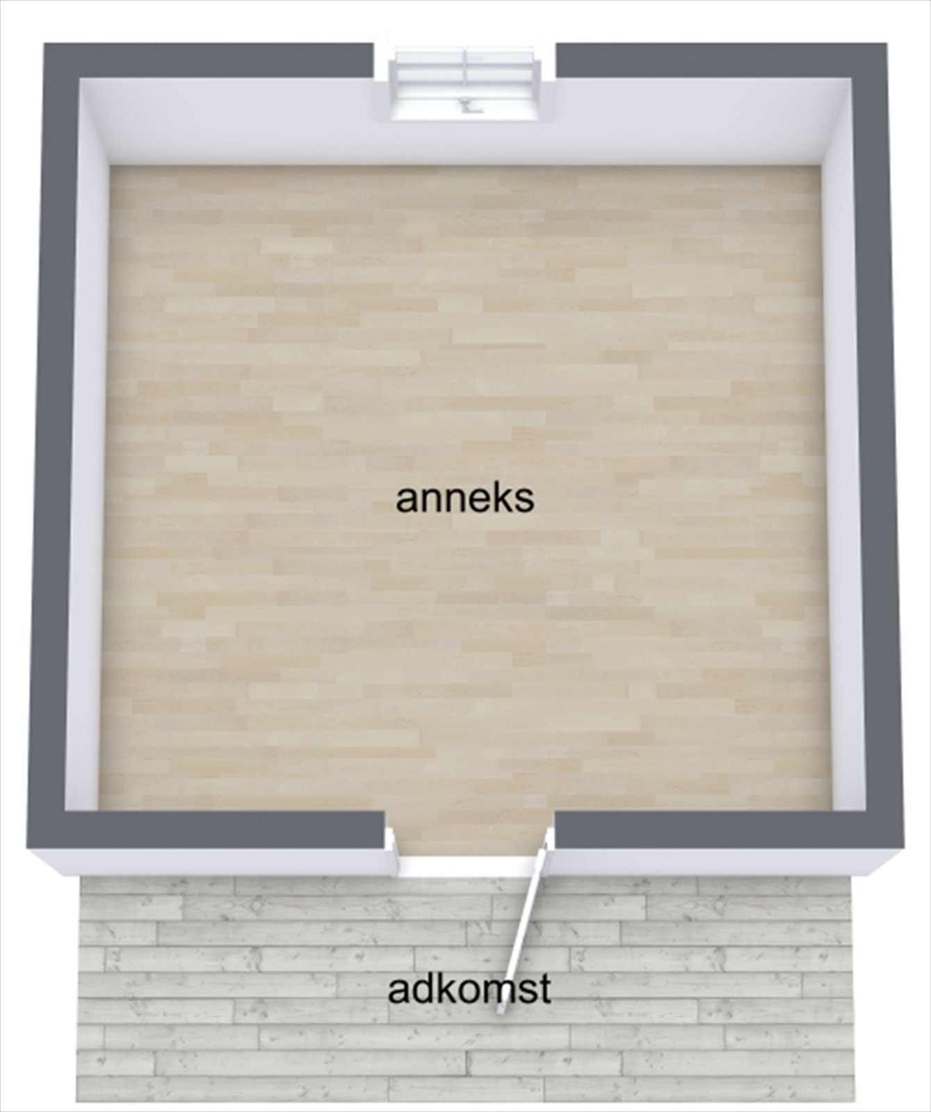 Plantegning anneks. Galleribilde