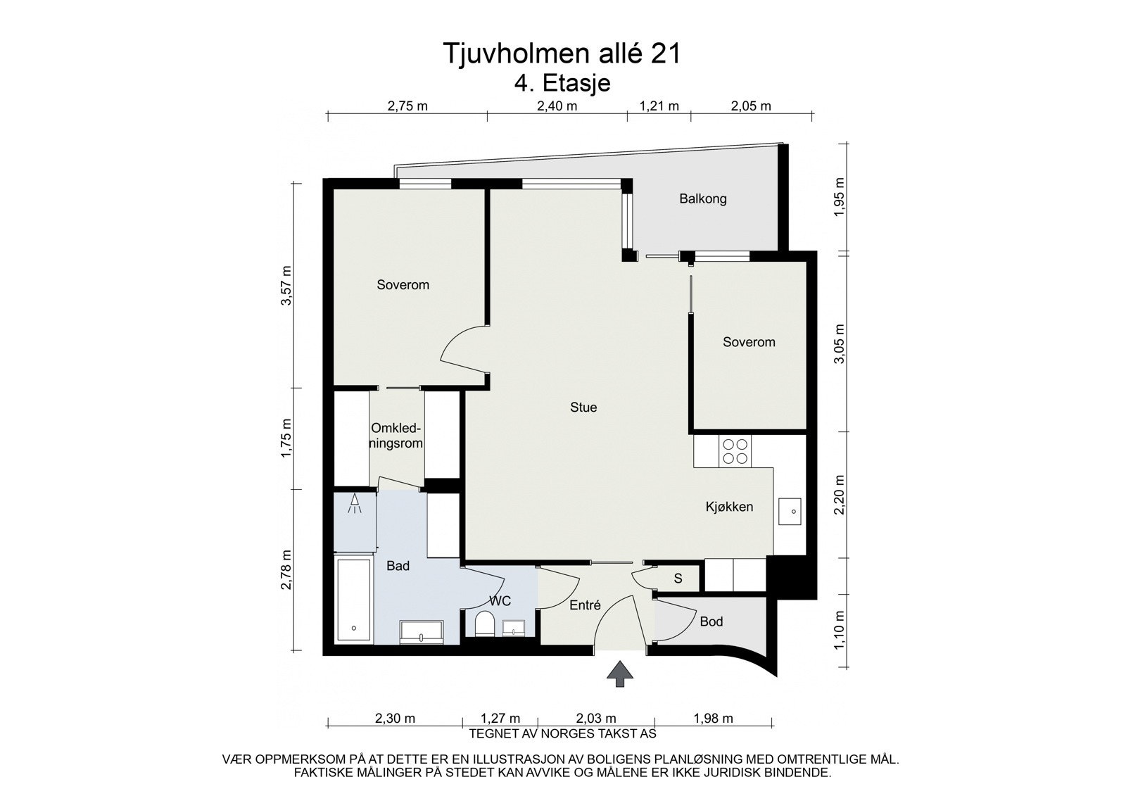 Planskisse Galleribilde