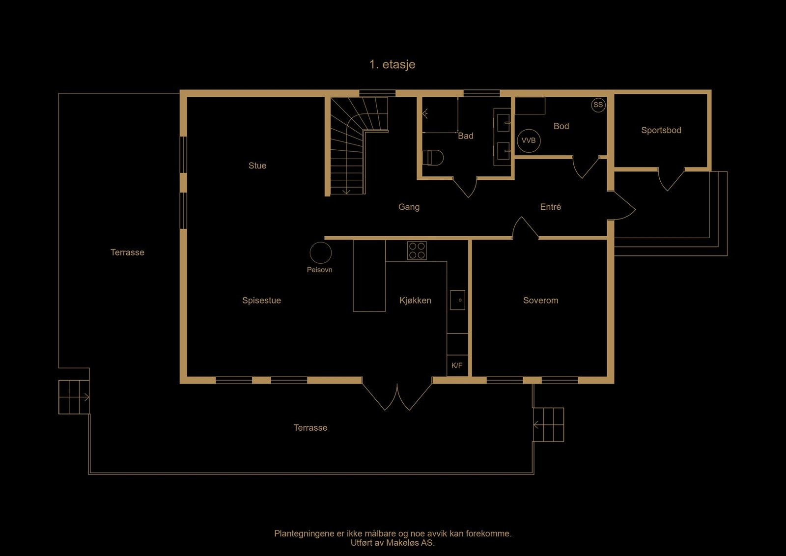 Plantegning (illustrasjon, avvik kan forekomme) Galleribilde
