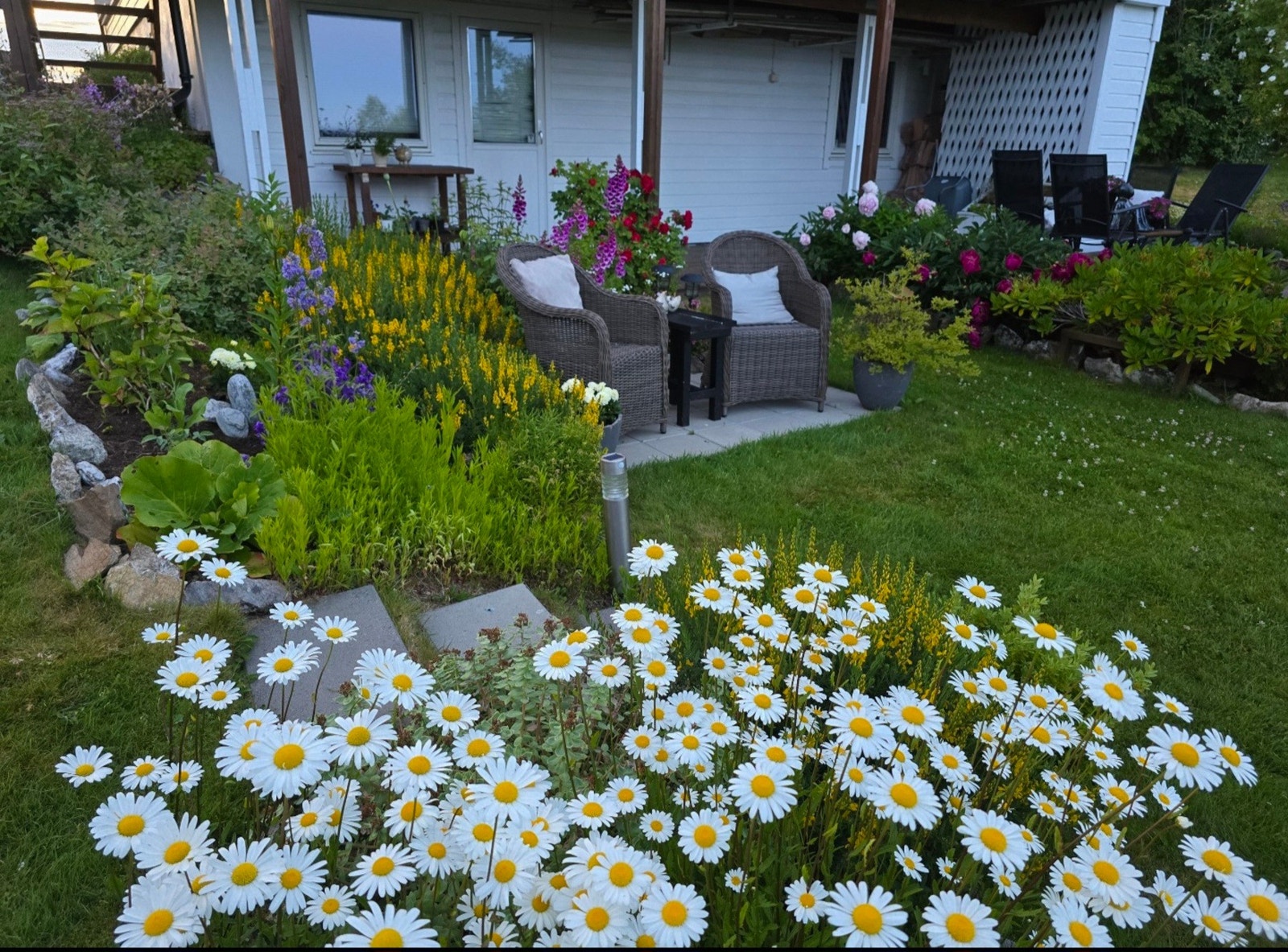 Stemningsbilde av hage tatt av selger. Galleribilde